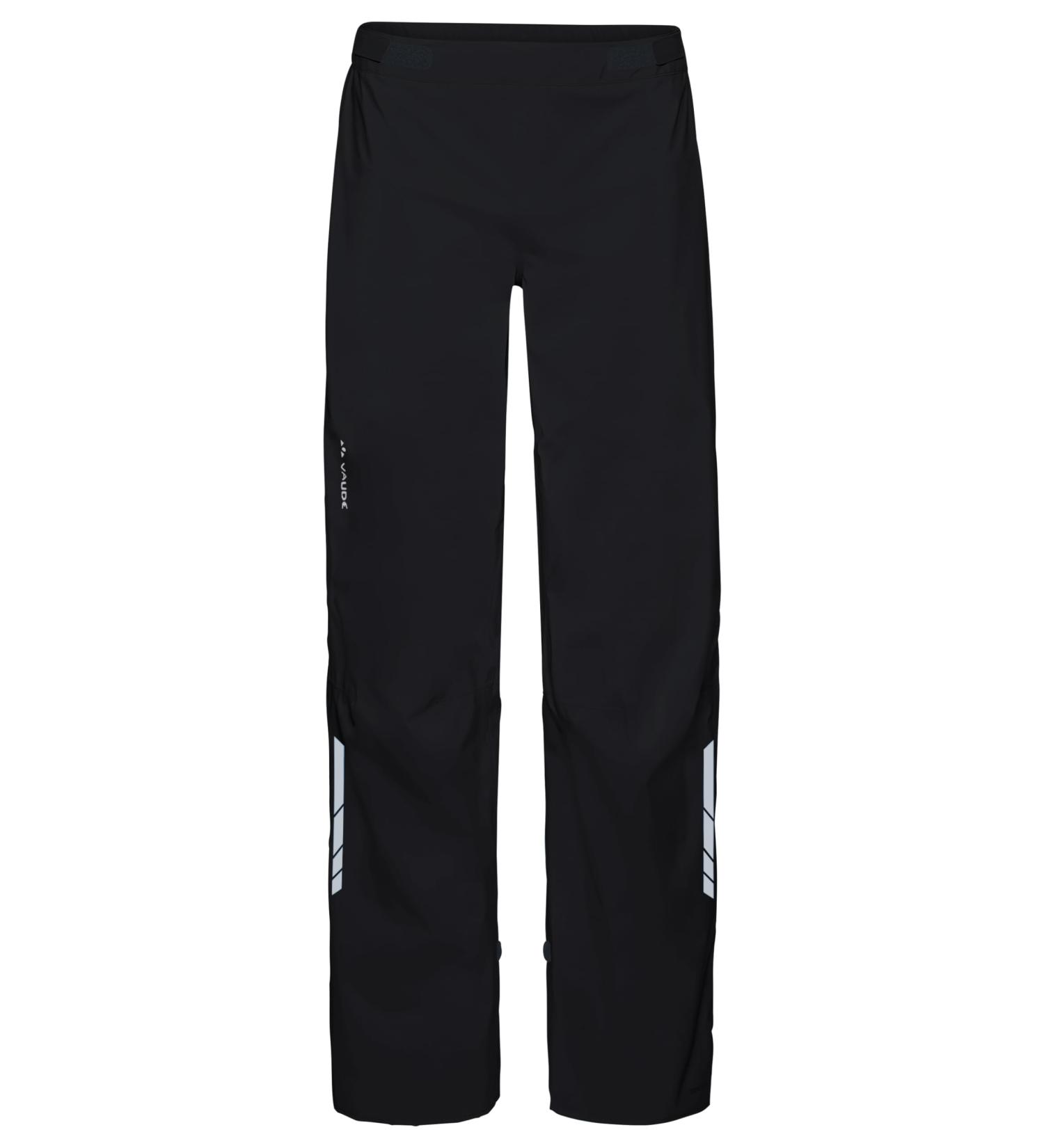 Vaude Men's Moab Rain Pants - Black | Lightweight Waterproof Hiking Trousers for Outdoor Adventures - Buy Online on GoSupps.com