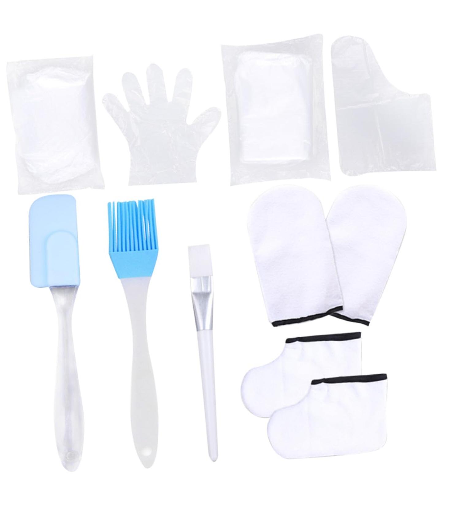 Moufles Spa Exfoliants et Hydratants pour Mains et Pieds Kit de Soin Paraffine Moufles en Coton Blanc Accessoires Soins Professionnels pour Bain de Paraffine Couleur Al atoire - Buy Online on GoSupps.com