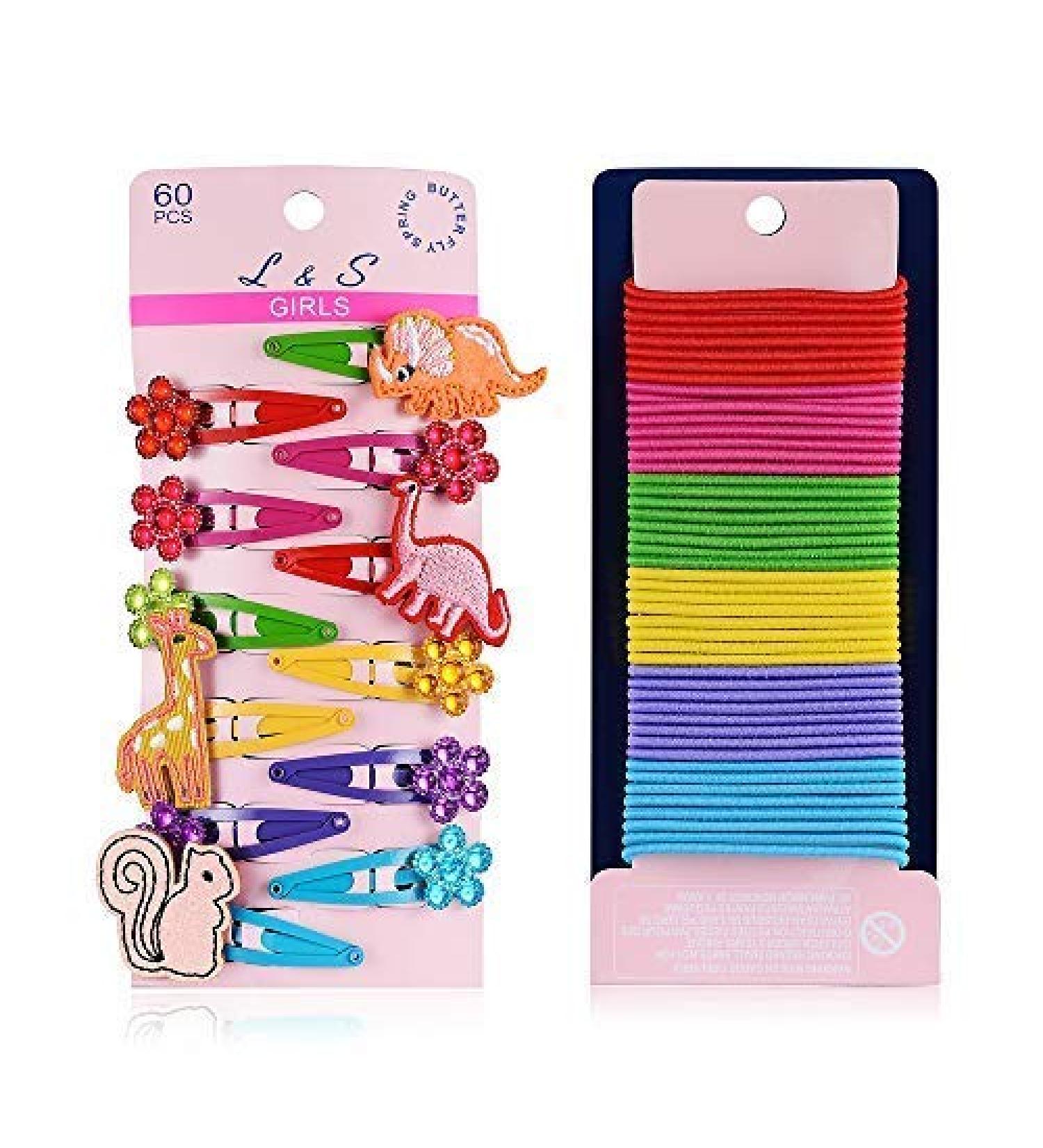 Cute Snap Metal Hair Clip for Girls | Animal Hairpins & Elastic Bands for Kids - Buy Online on GoSupps.com
