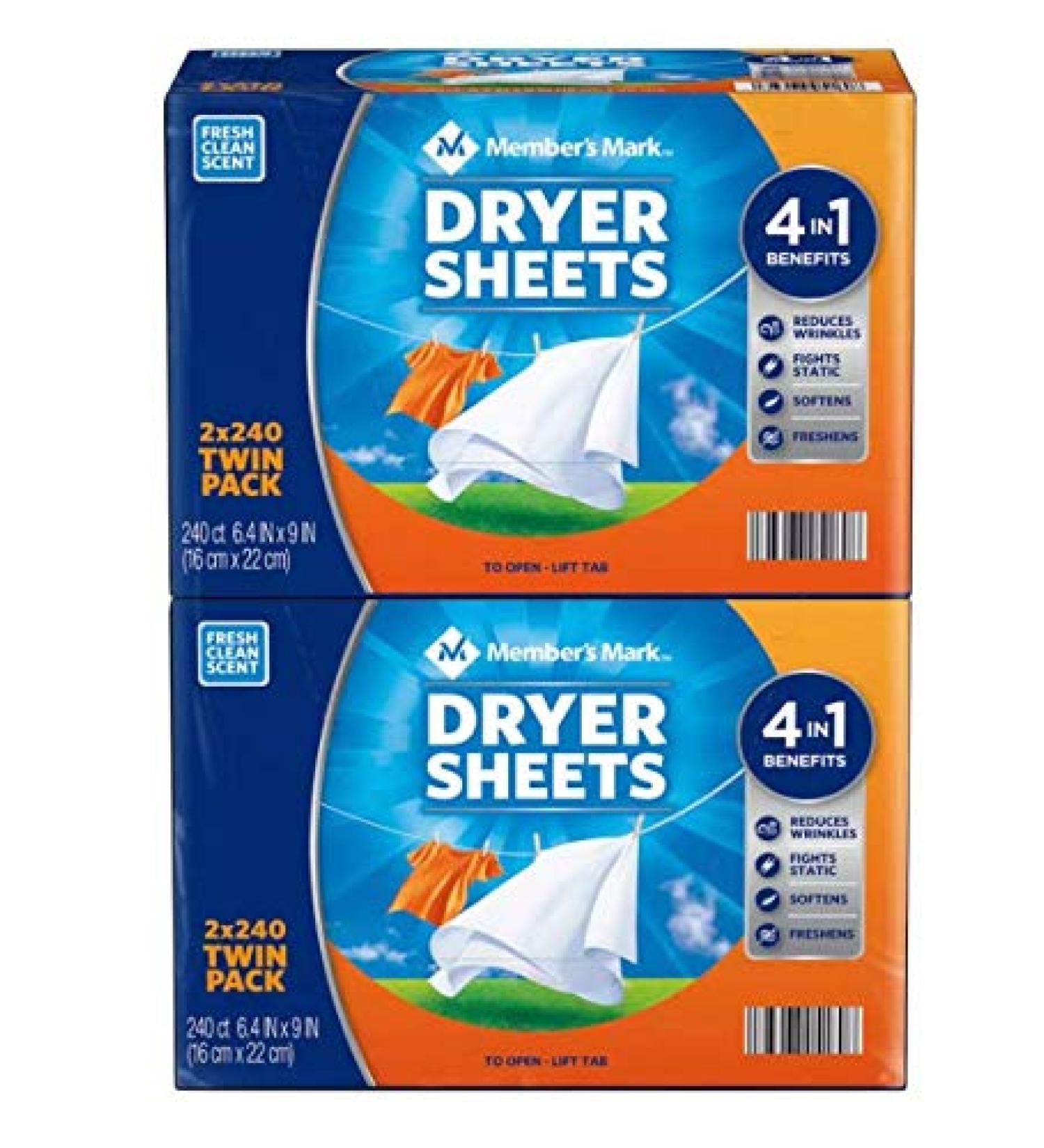 Buy Member's Mark Fabric Softener Sheets - Premium Quality & International Shipping - Buy Online on GoSupps.com