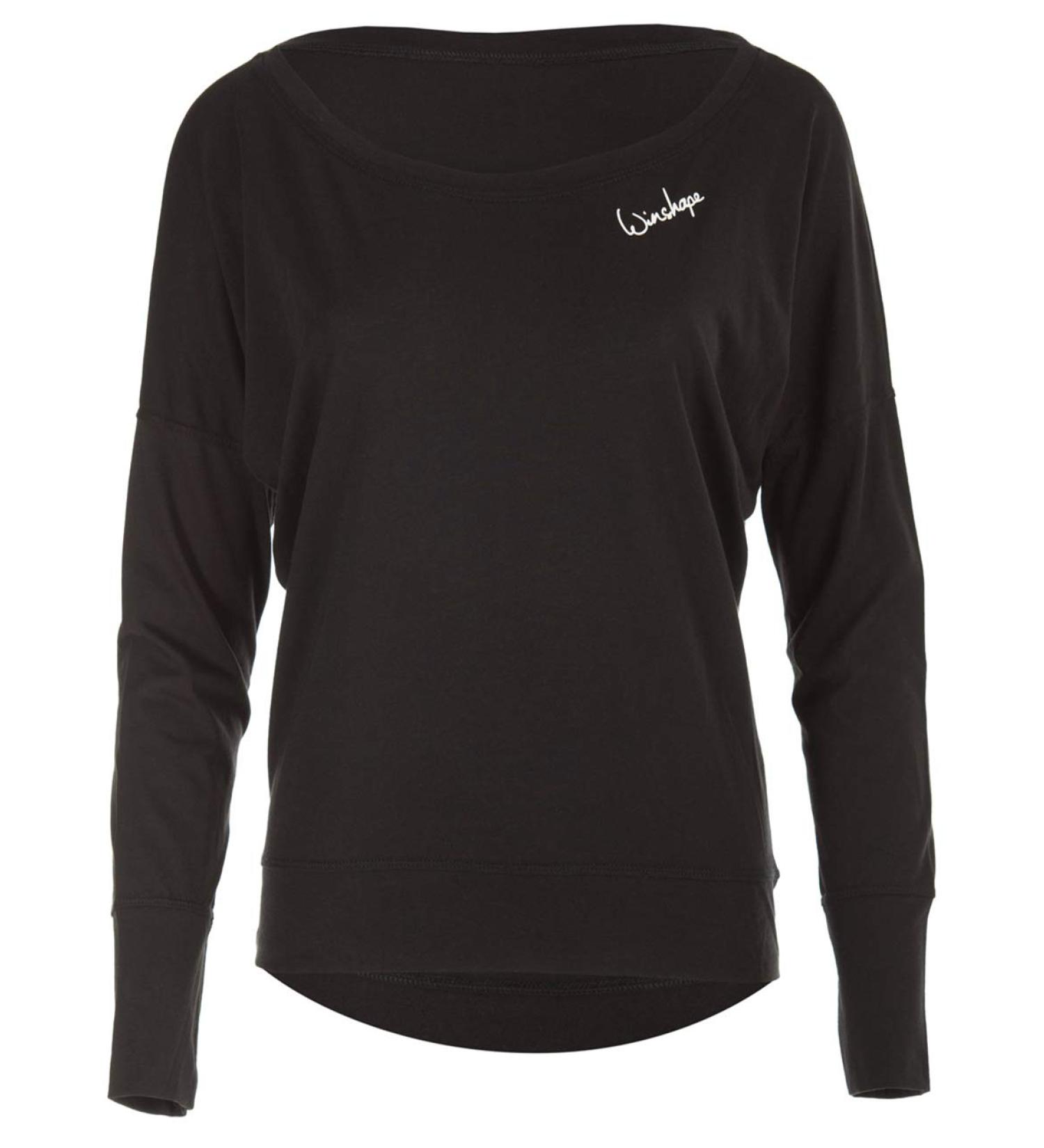 Winshape Women's Ultra Light Modal Long Sleeve Shirt MCS002 S Black - International Shipping Available - Buy Online on GoSupps.com