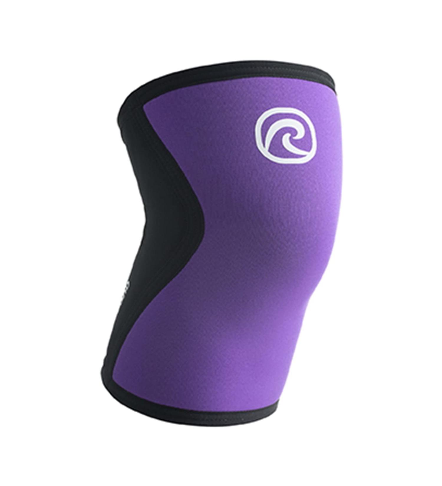 Rehband Knee Bandage - Strength Sport Support for CrossFit & Heavy Training | 5mm Neoprene Unisex XL Purple - Multiple Colors & Sizes - Buy Online on GoSupps.com