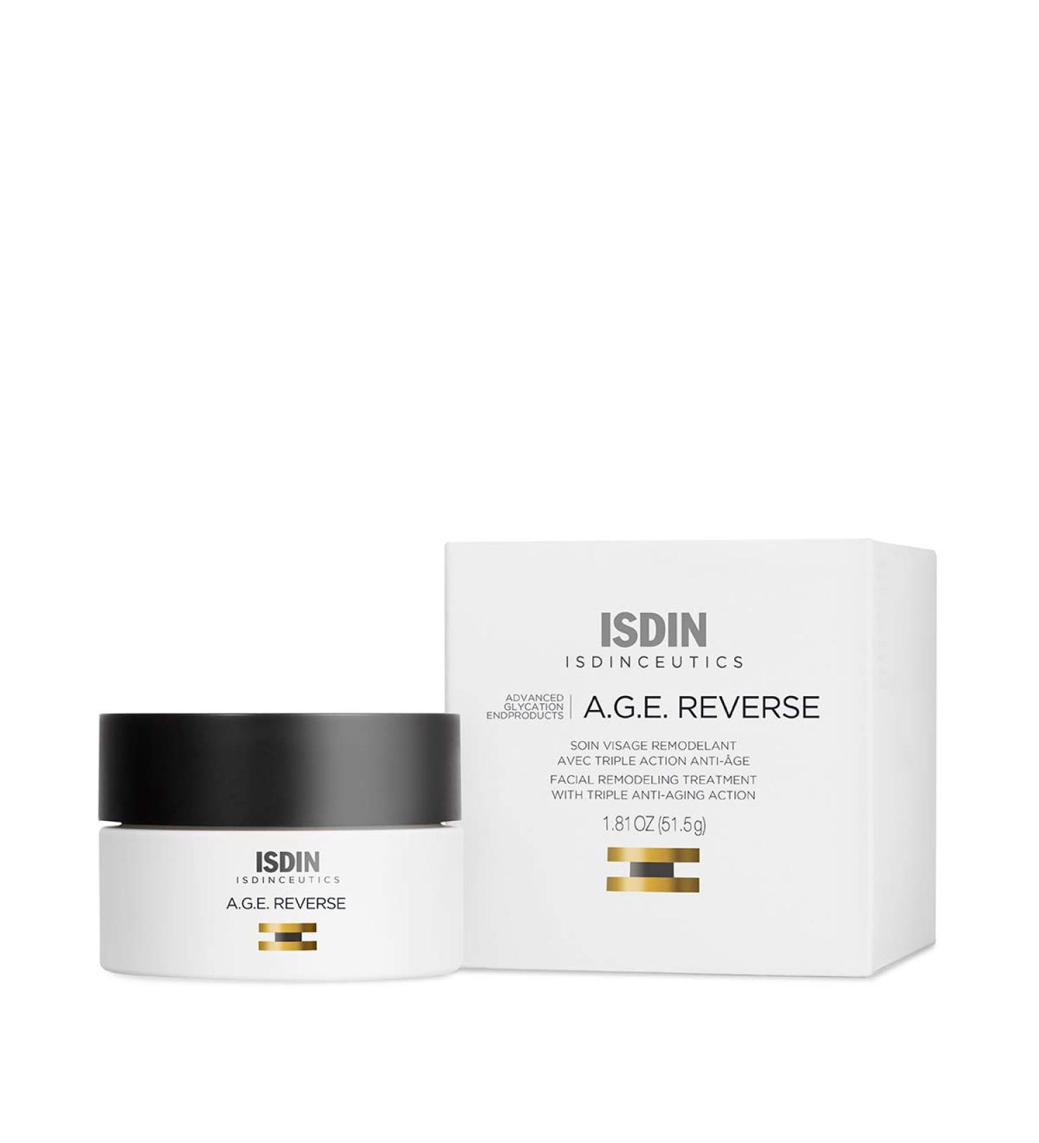 ISDIN Isdinceutics A.G.E Reverse Day | Carnosine and Syn-Hycan Daily Face Remodeling Cream (50ml) - Buy Online on GoSupps.com
