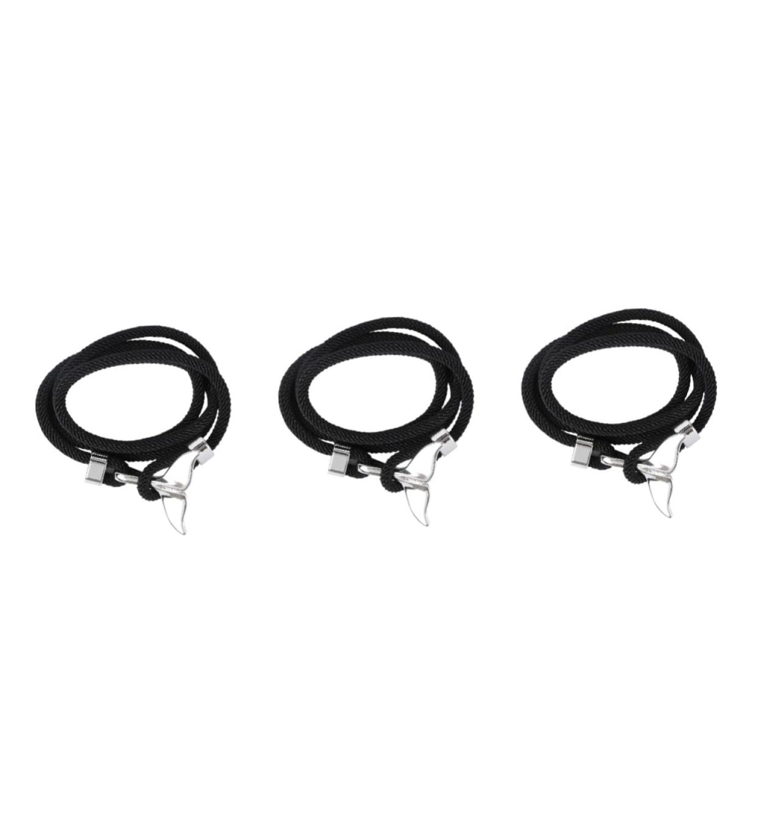 ABOOFAN 3 pcs whale tail bracelet couples jewelry bracelet for couples couple jewelry vintage jewelry matching bracelets for couples Simple Style Bangle Unfading Bracelet Fashion Bracelet 8x8cmx3pcs As Shownx3pcs - Buy Online on GoSupps.com