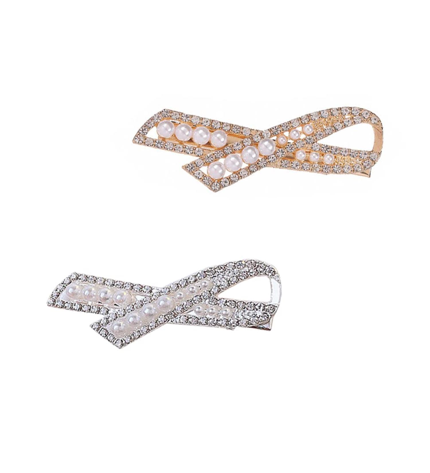 Crystal Flower Hair Clips for Women - Non-Slip Rhinestone Alligator Clips for Weddings Parties & Everyday Use - Buy Online on GoSupps.com