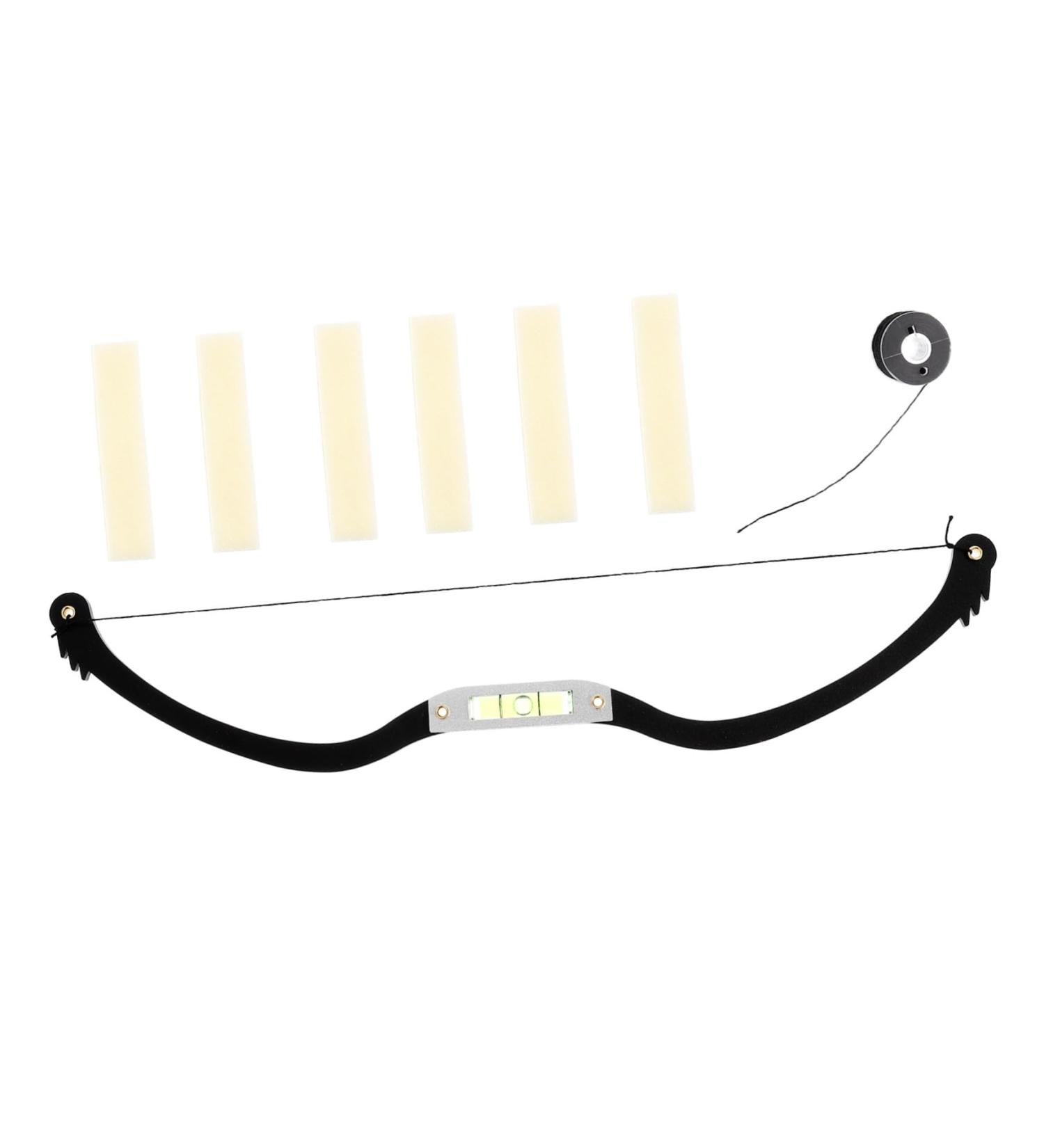 Healeved Measuring Ruler 1 Set Arch Embroidery Eyebrow Ruler Brow Template Aluminum Alloy Level Ruler Eyebrow Trimming - Buy Online on GoSupps.com