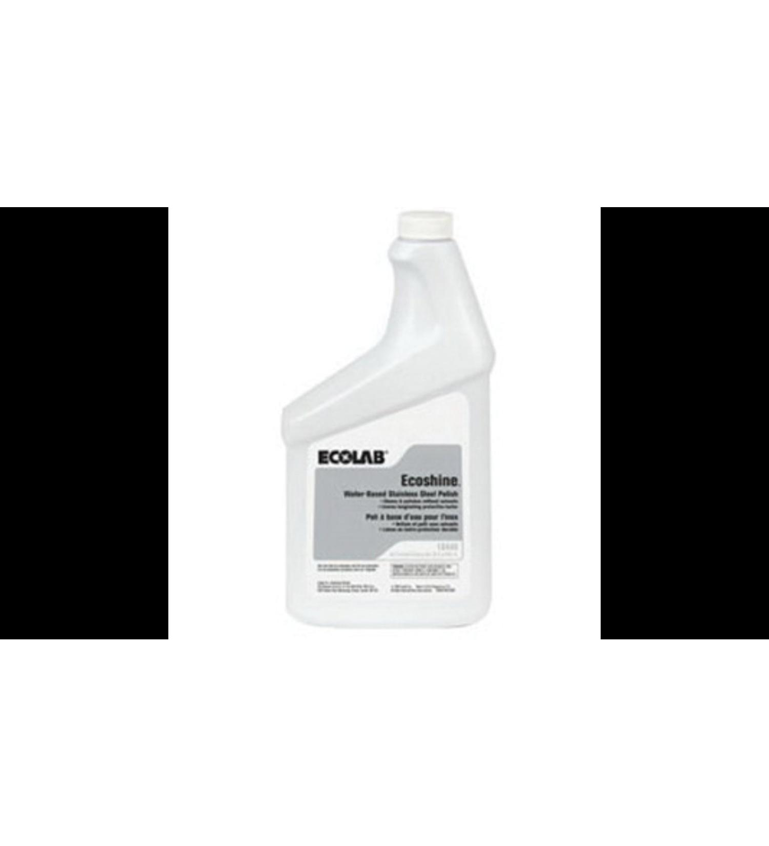 Ecolab Ecoshine 18440 Water Based Stainless Steel Polish- 32 Ounce Bottle
