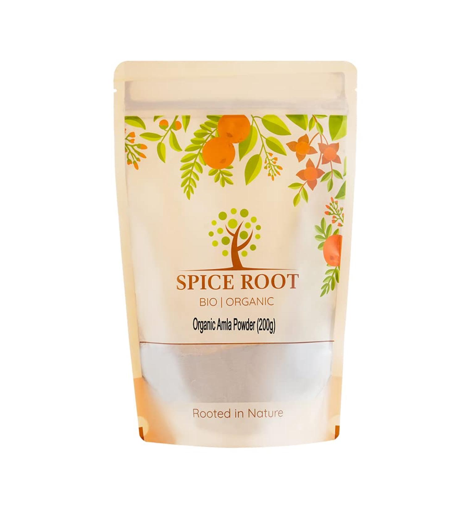 Certified Organic Amla Powder 200g - High Quality Indian Gooseberry Powder - Buy Online on GoSupps.com