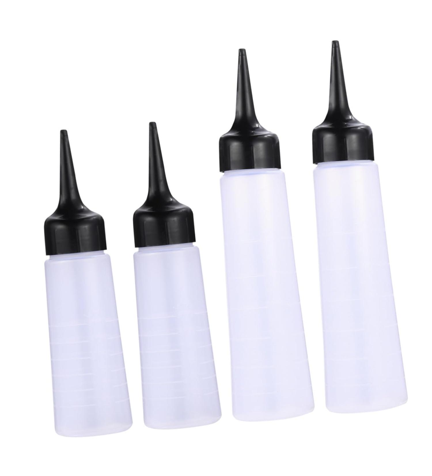 Zerodeko 4 pi ces Bouteilles Teinture Cheveux Rechargeables Flacons Plastique Pointe Fine pour Salon Coiffure Dose Pr cise Shampooing et Soin Chevelu Formats S et Usage Professionnel - Buy Online on GoSupps.com