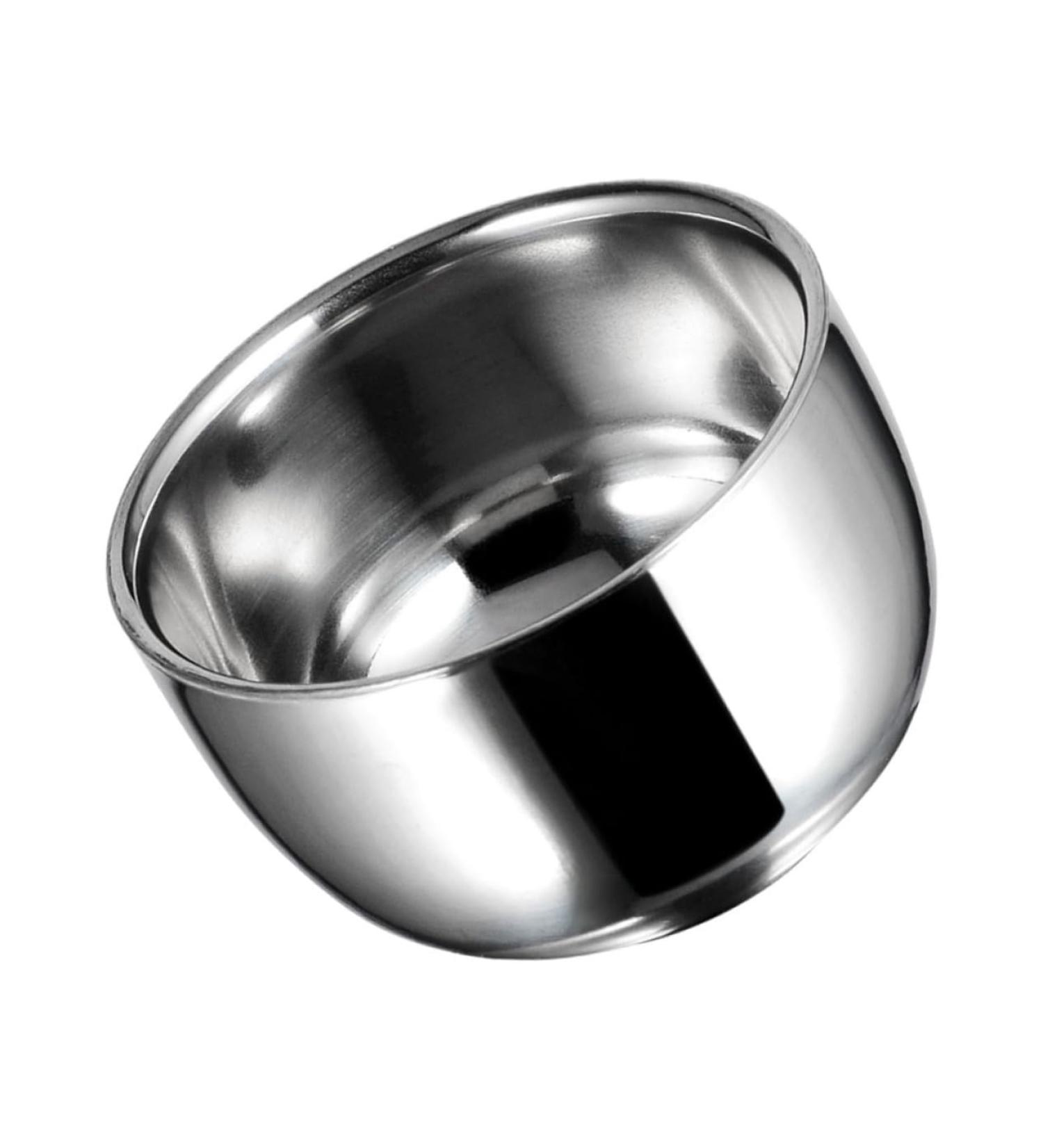 FRCOLOR 2-Pack Stainless Steel Impact Bowl for Shaving | Rustproof Shaving Foam Cup & Razor Accessories | Perfect for Men s Grooming - Buy Online on GoSupps.com