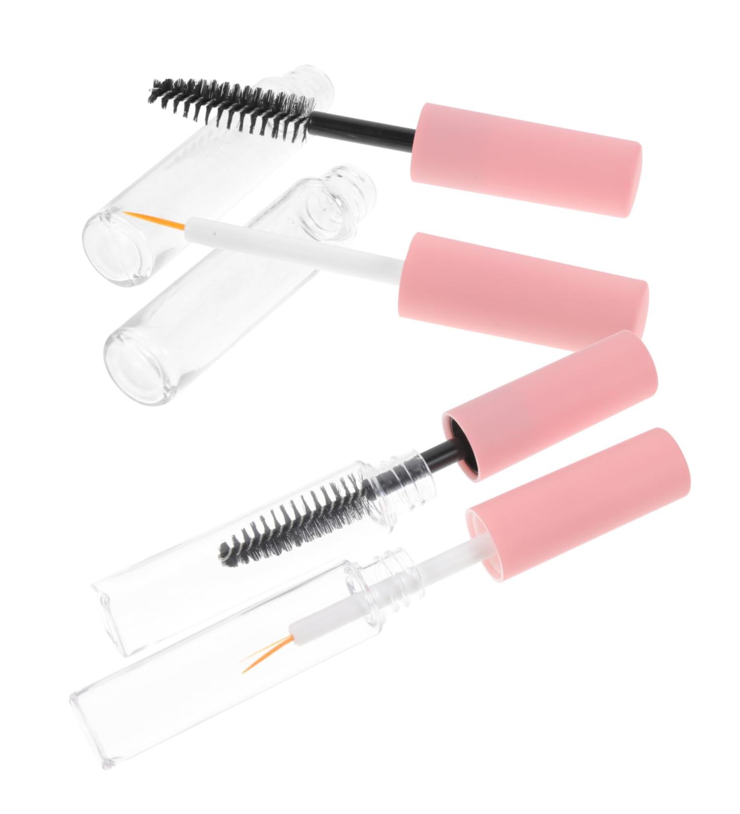 SKISUNO 4pcs Eyeliner Stick Mascara Bottle Vial Refillable Clear Bottles Clear Eyelash Mascara Pink The Pet 1 g (Pack of 1) Pink - Buy Online on GoSupps.com