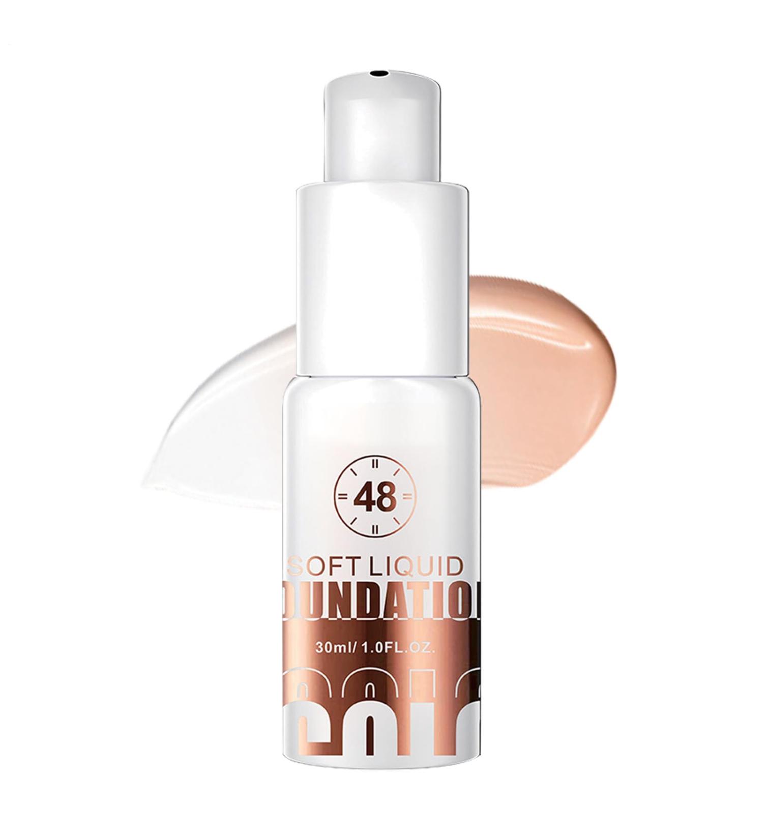  Dubbulon Self-Adjusting Foundation for Mature Skin | Concealer Face Foundation 30ml | Water-Resistant Concealer Cream Long Hold for Women and Men - Buy Online on GoSupps.com