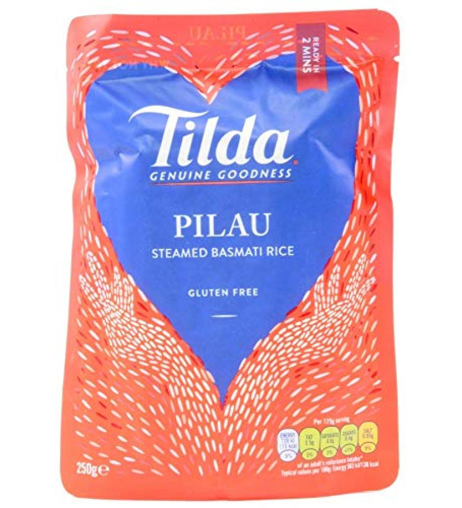 Tilda Tilda Pilau Basmati Rice Pack of 6 rice bags 250g
