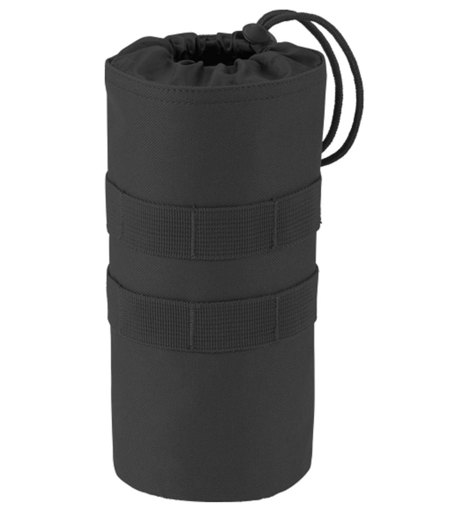 Brandit Adults Unisex Bottle Holder | Small Black Bag | Model 1 for Travel & Outdoor | Shop Now - Buy Online on GoSupps.com