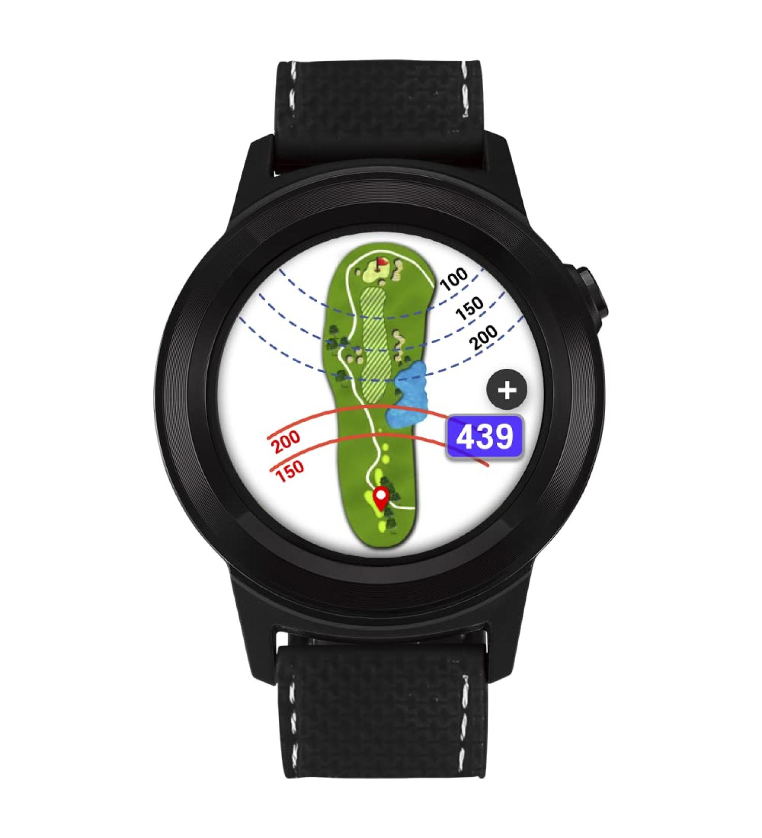 Golf Buddy Aim W11 Golf GPS Watch, Premium Full Color Touchscreen, Preloaded with 40,000 Worldwide Courses, Easy-to-use Golf Watches Black - Buy Online on GoSupps.com