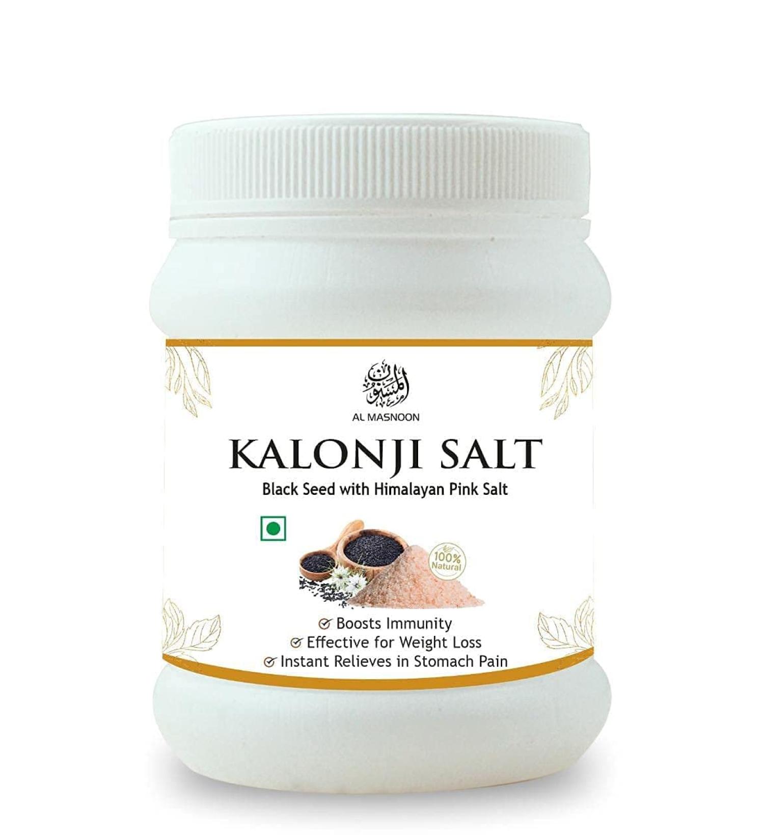QURA Kalonji Salt/Namak Kalonji/Black Seed with Himaliyan Salt 100 GRMS