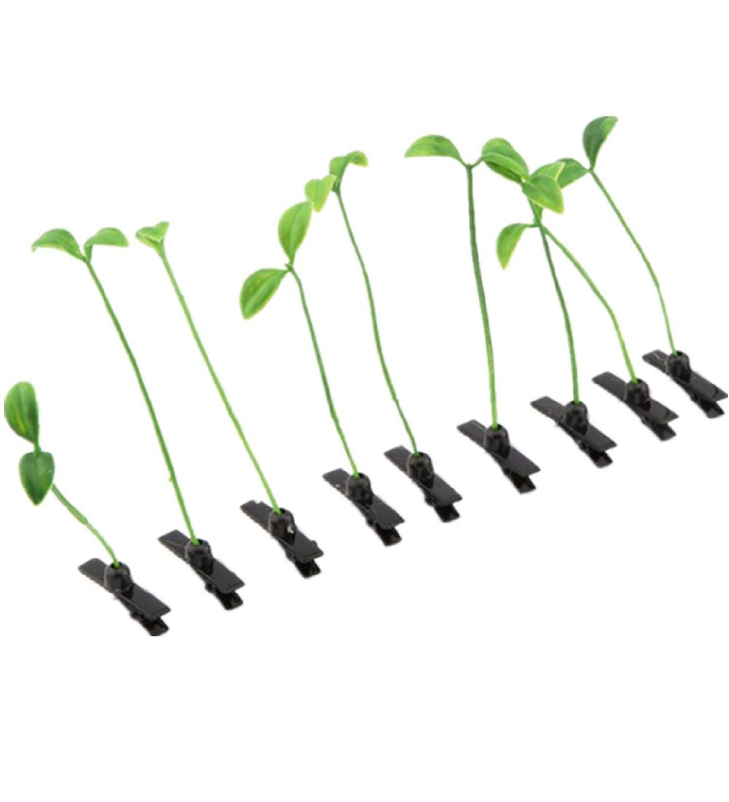 9-Piece Grass Hair Clips & Soybeans Hairpins - Cute Green Leaf Accessories for Women Girls & Kids - Perfect Gift! - Buy Online on GoSupps.com
