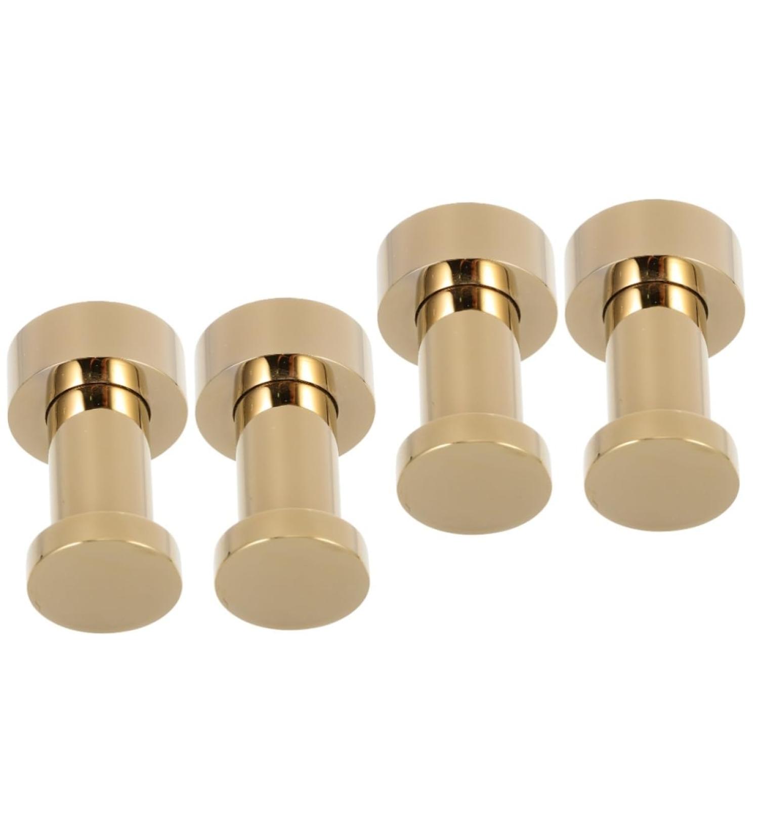 Alipis 4 Pcs Bathroom Towel Hook Black Hooks for Hanging Multifunctional Brass Wall Hooks Clothing Indoor 3X1.8X1.8CMx2pcs Goldenx2pcs - Buy Online on GoSupps.com