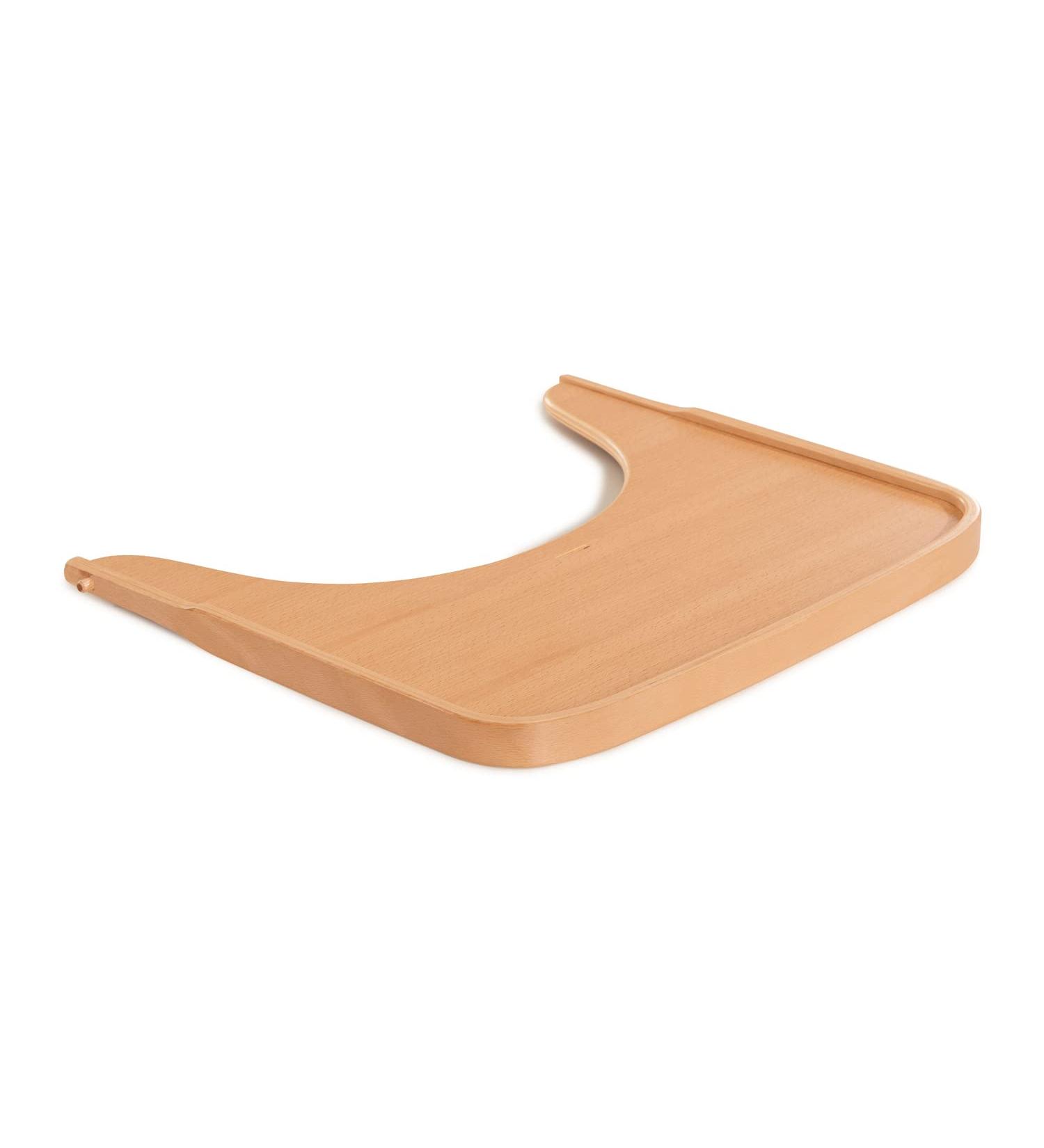 Hauck Alpha+ Wooden Tray Natural - FSC Sustainable Certified Beechwood Elevated Highchair Tray Easy to Clean - Buy Online on GoSupps.com
