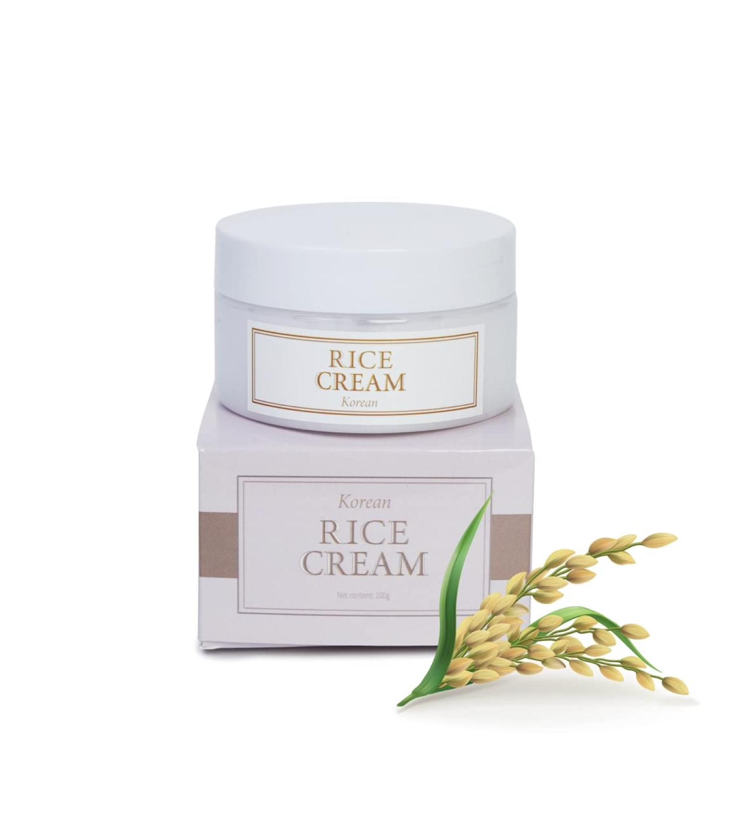 Korean Rice Cream 3.52 oz - Revitalize Skin with Ceramide & Rice Bran Essence | Glowing Moisturized Even Skin Tone | Premium Korean Skincare - Buy Online on GoSupps.com