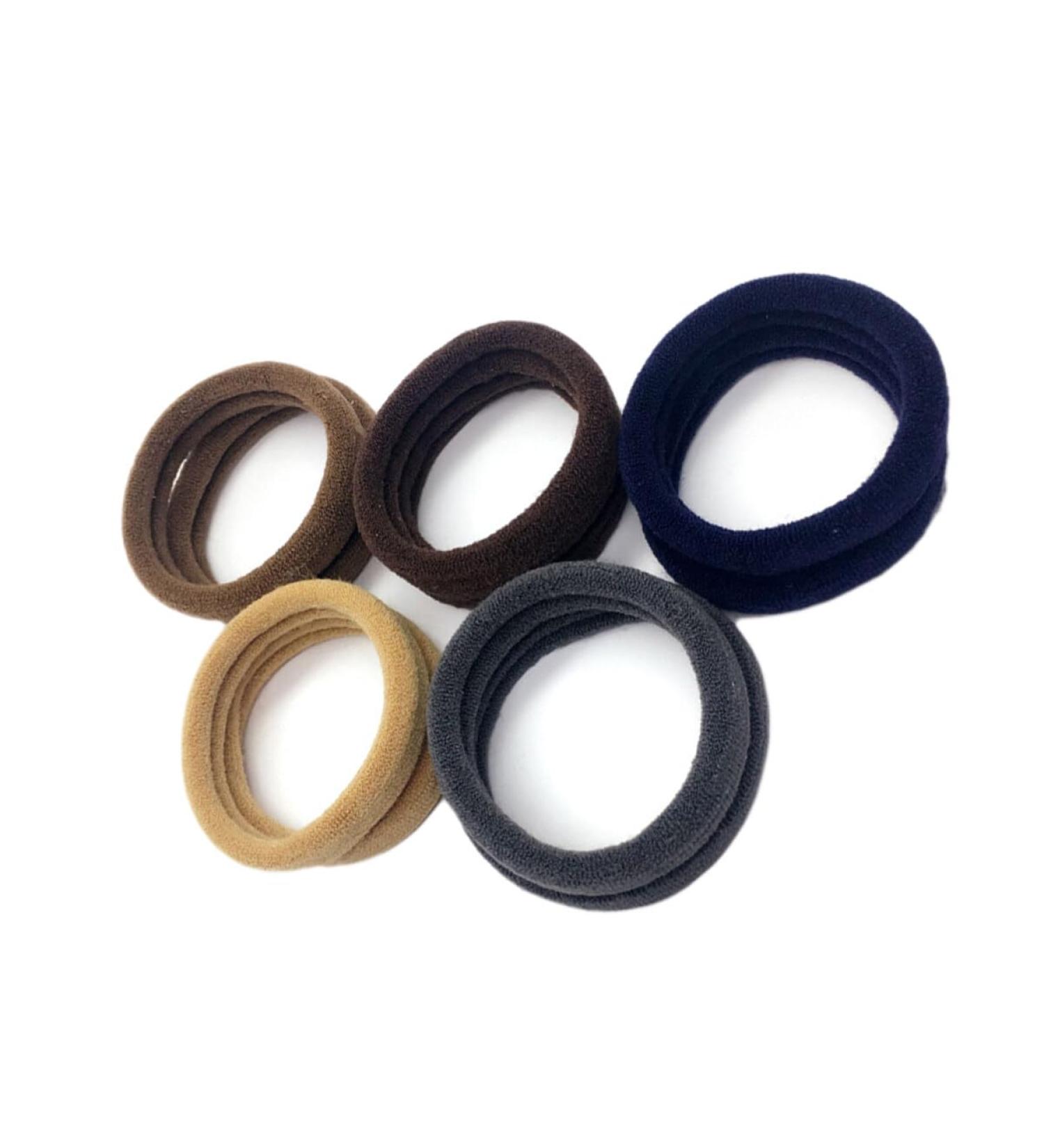 FRCOLOR Elastic Hair Bands Hair Rope Ponytail Holder Hair Ties Fabric Seamless - Buy Online on GoSupps.com