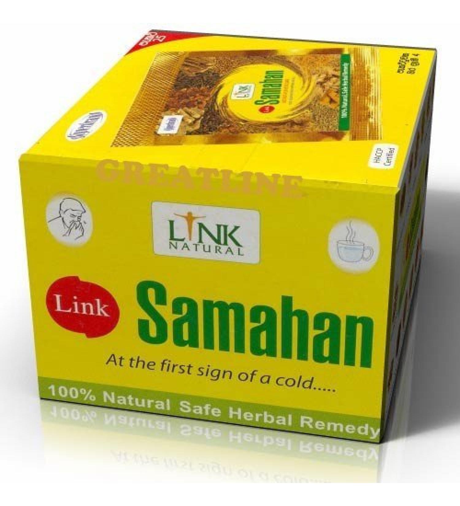 500 x Samahan Ayurvedic Herbal Tea - Natural Drink for Cough & Cold Relief - Buy Online on GoSupps.com