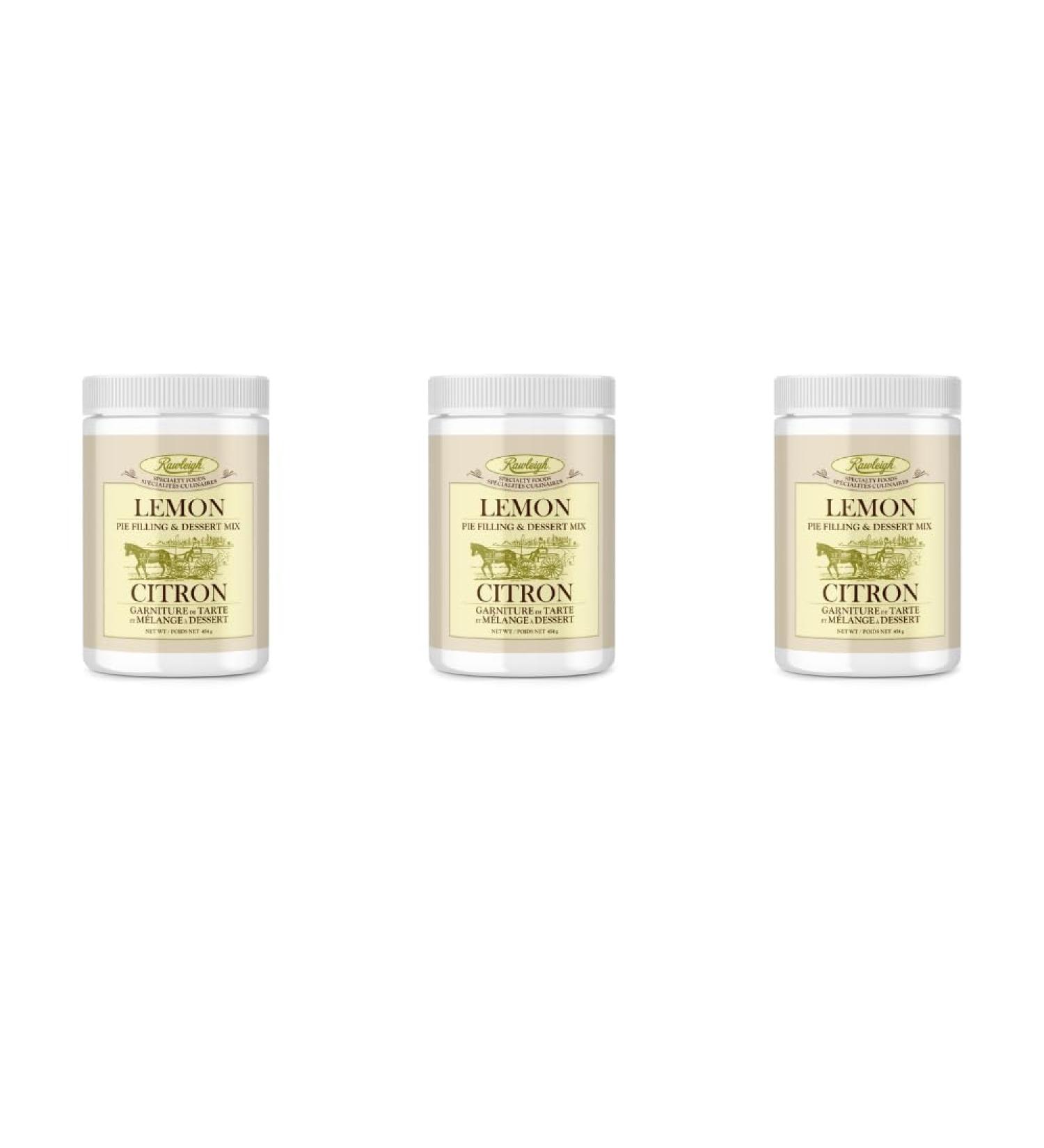 Rawleigh Lemon Pie Filling & Dessert Mix: 16 oz / 454g - Pack of 3 454 g (Pack of 3) - Buy Online on GoSupps.com