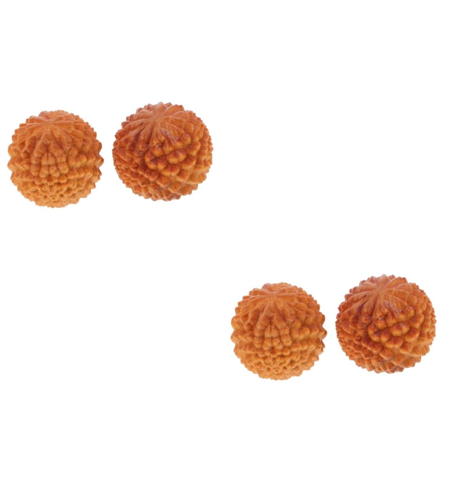 Gleavi 4-Piece Massage Globe Set | Trigger Point Yoga Balls & Wooden Fitness Massage Tools for Foot Sole & Hand Exercise - Buy Online on GoSupps.com