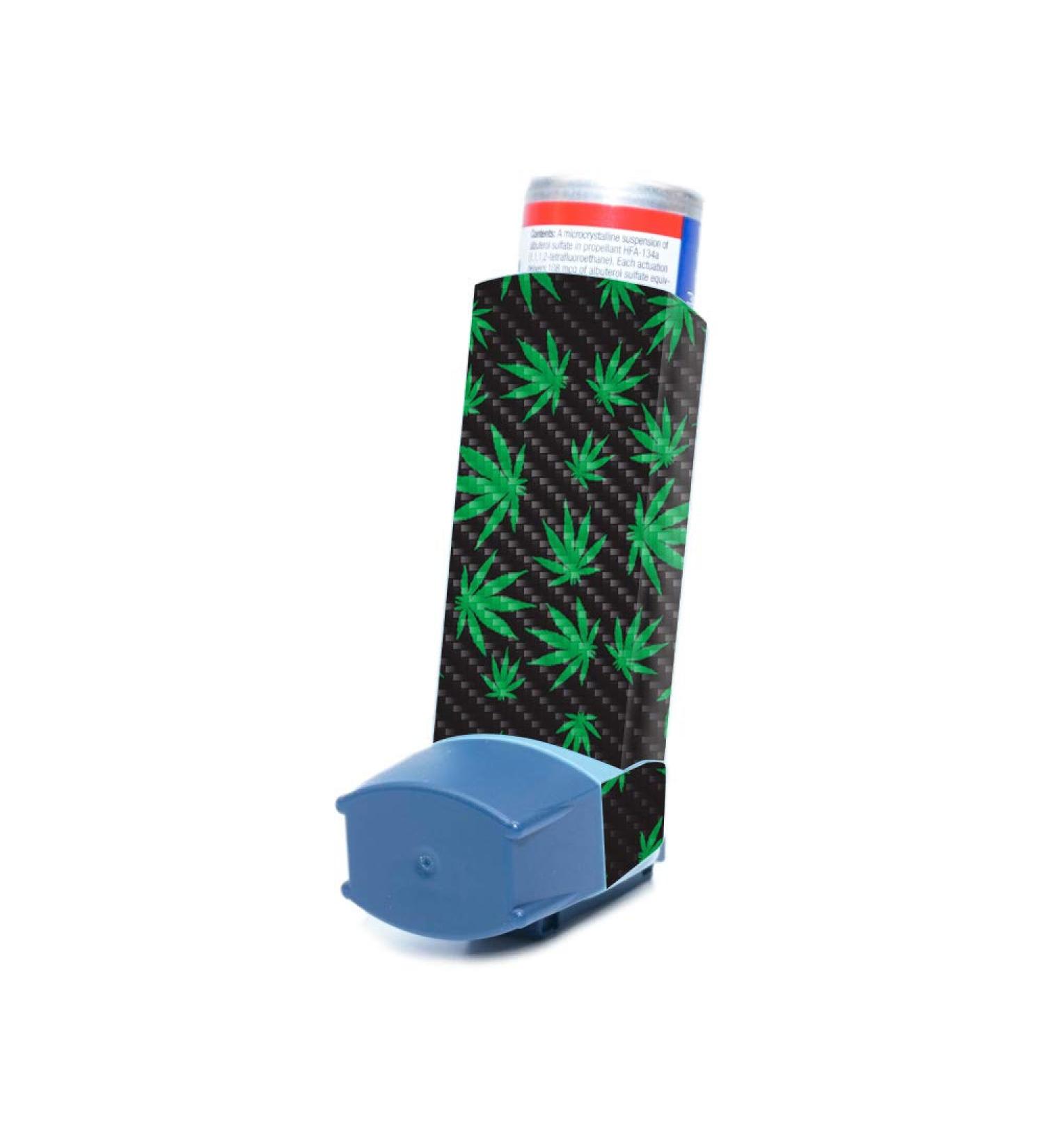 MightySkins Carbon Fiber Skin for Ventolin HFA Asthma Inhaler - Marijuana | Protective & Durable Finish | Easy to Apply & Change Styles | Made in USA - Buy Online on GoSupps.com