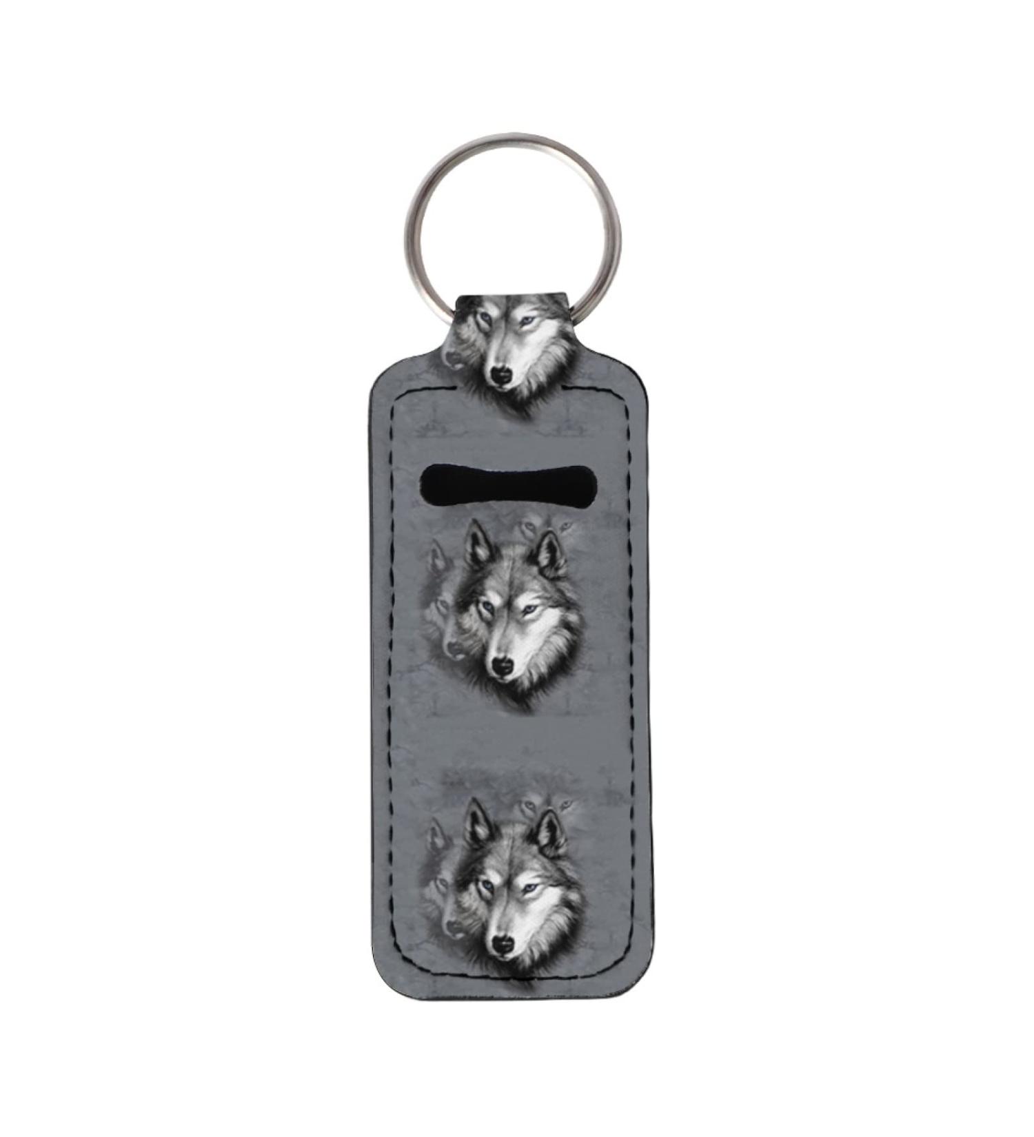 SCRAWLGOD Wolf Lip Balm Keyring for Women Girls Wolf - Buy Online on GoSupps.com