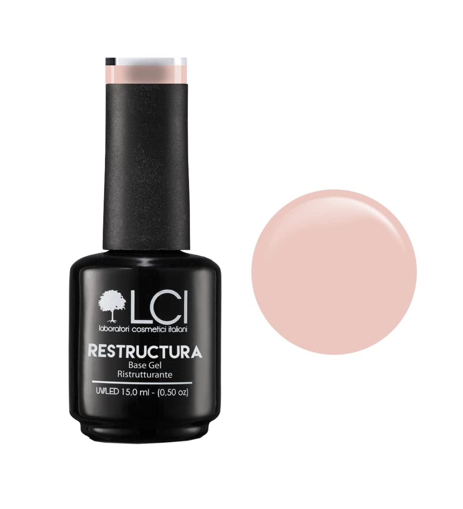 LCI Cosmetics Restructura Nail Base Gel 15 ml - Camouflage | Long-lasting & High-Quality Nail Treatment for International Shipping - Buy Online on GoSupps.com