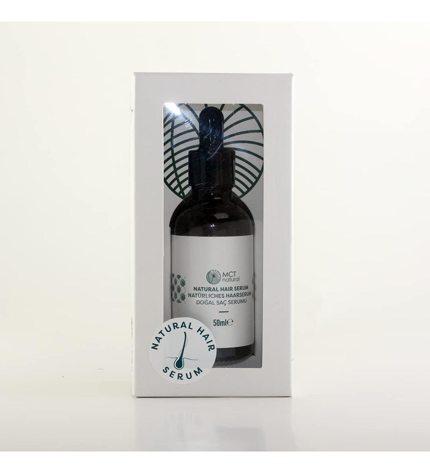 MCT natural Hair Care Serum 50ml - Natural - Suitable for all hair - Hair Health - Helps relieve dry damaged fine and coloured hair - Paraben and preservative free - Buy Online on GoSupps.com