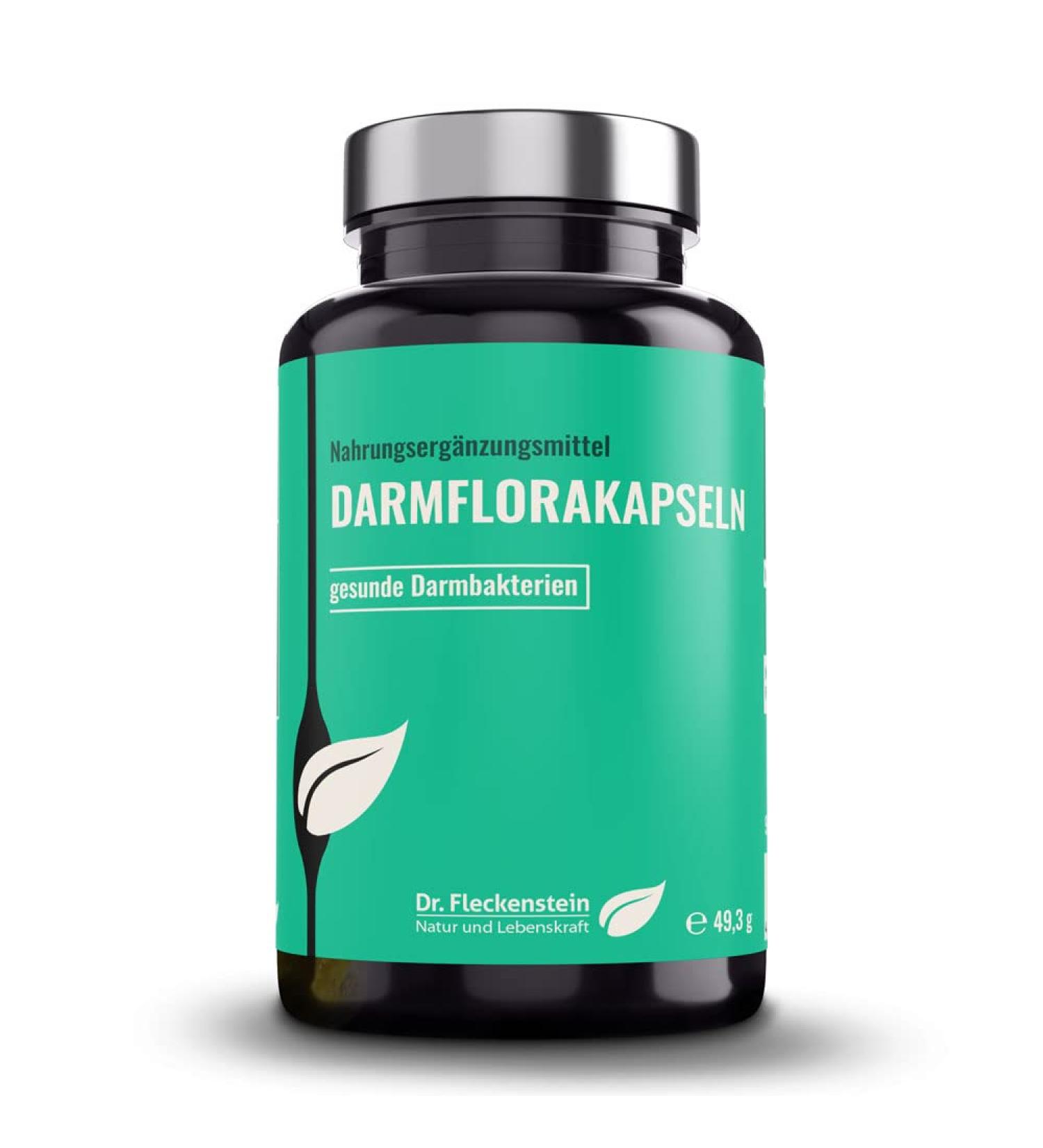 Dr. Fleckenstein Intestinal Flora Capsules - 10 Billion Live Bacteria Vegan Dietary Supplement 90 Capsules | Buy Internationally - Buy Online on GoSupps.com