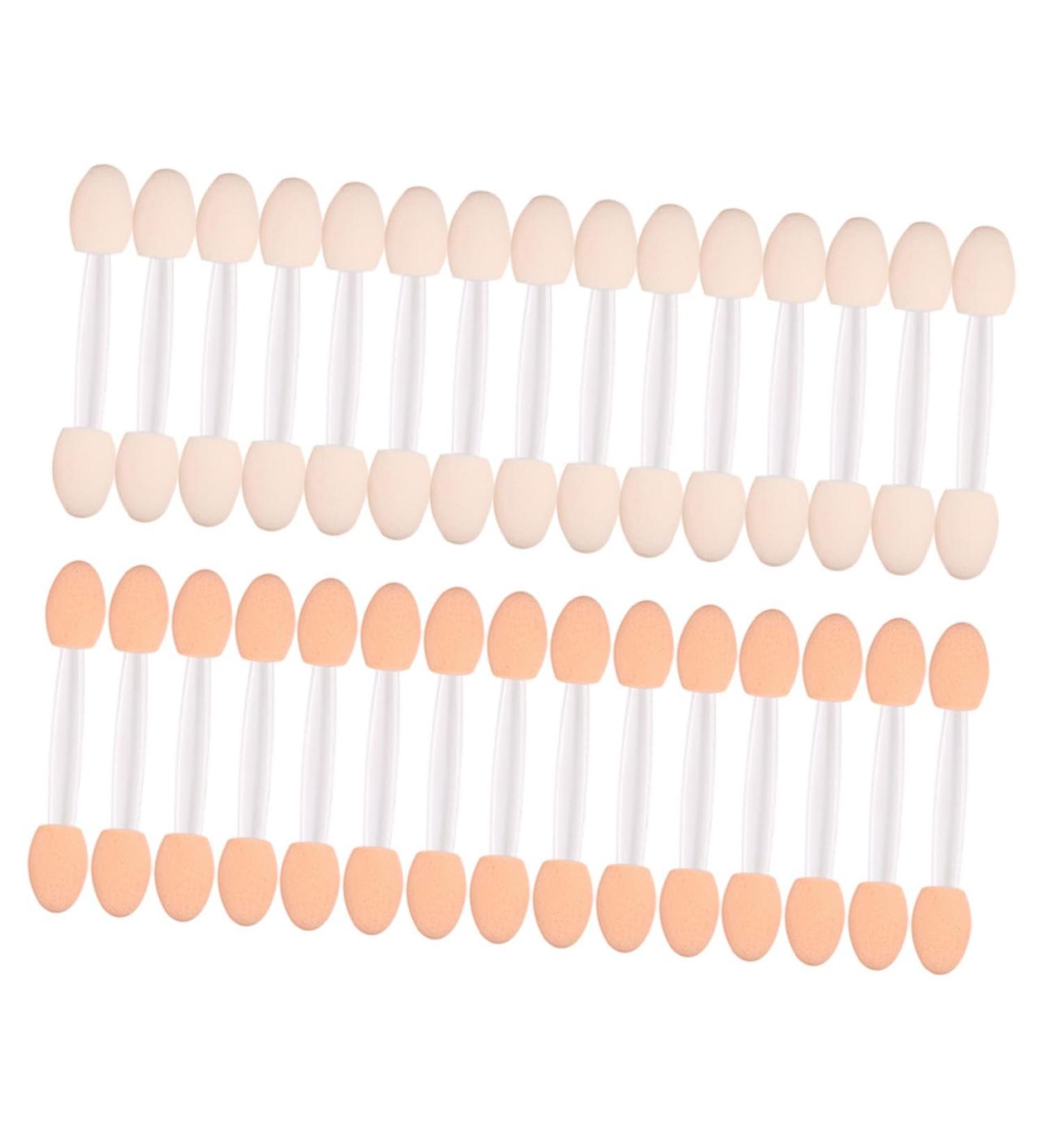 PLAFOPE 30pcs Eyeshadow Brush Oval Applicator Makeup Tools Makeup Eyeshadow White - Buy Online on GoSupps.com