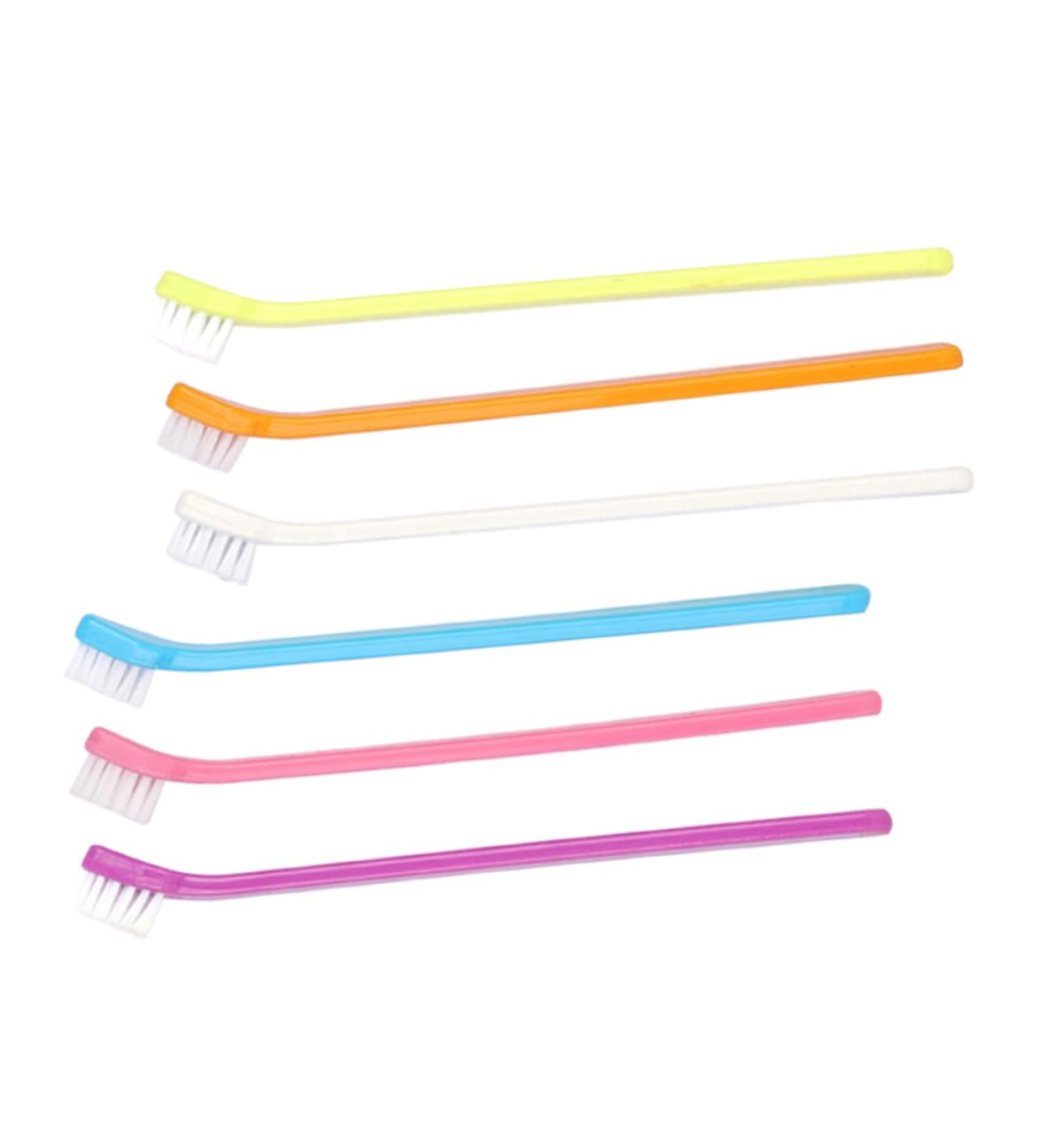 FOMIYES 6pcs Dog Toothbrush and Toothpaste Dogs Toothbrush Small Dog Toothbrush Puppy Pet Portable - Buy Online on GoSupps.com