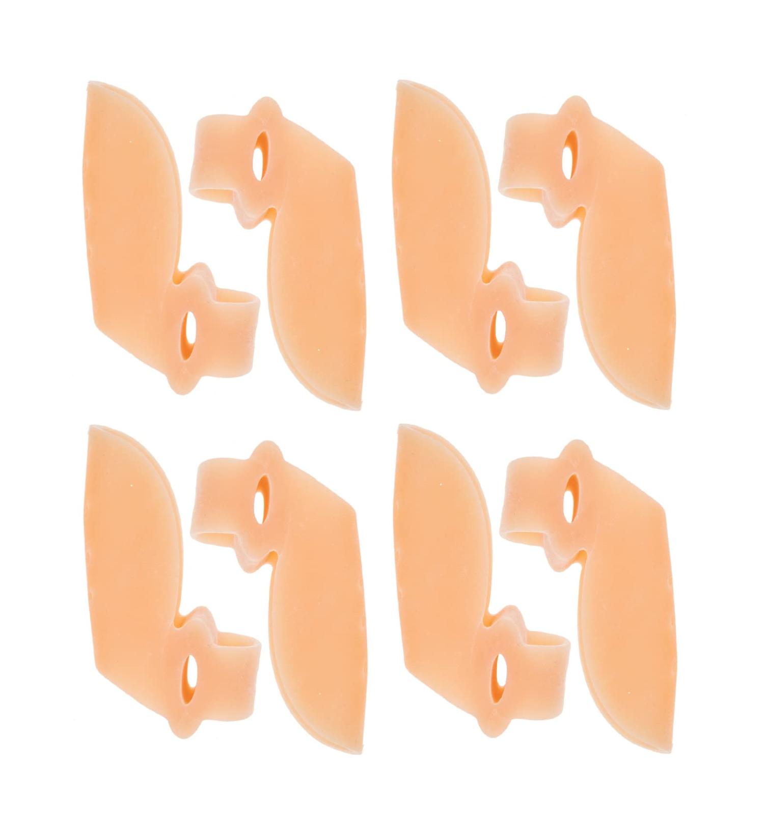 INOOMP Thumb Splint Pairs - Silicone Toe Separators & Straightener for Crooked Big Toe - Hallux Valgus Corrector & Yoga Thumb Protector - Buy Online on GoSupps.com