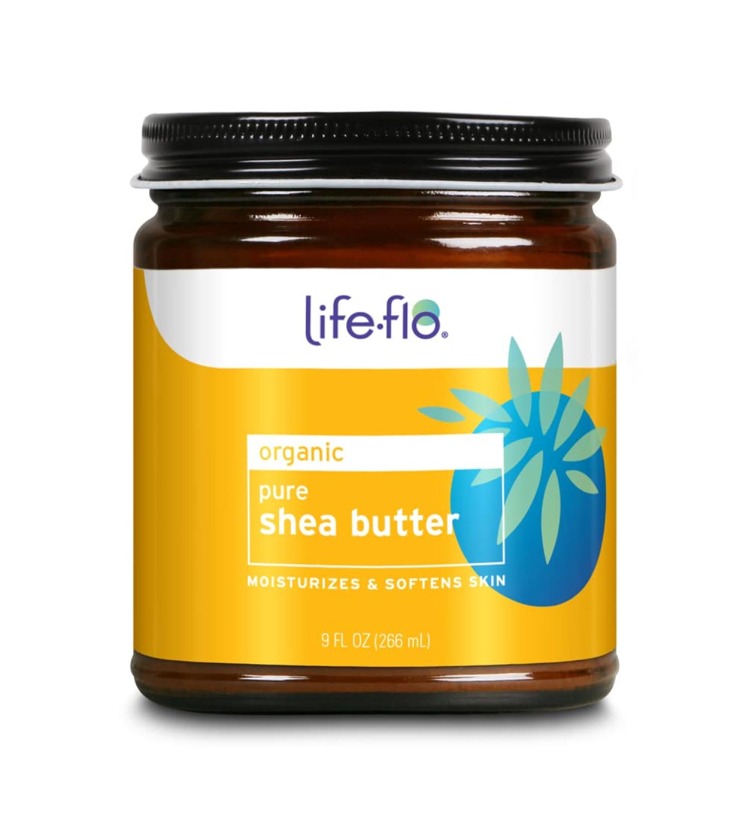 Buy Life-flo Pure Organic Shea Butter 9oz - Unrefined Moisturizer for Skin Hair & Scalp | No Parabens | International Shipping - Buy Online on GoSupps.com