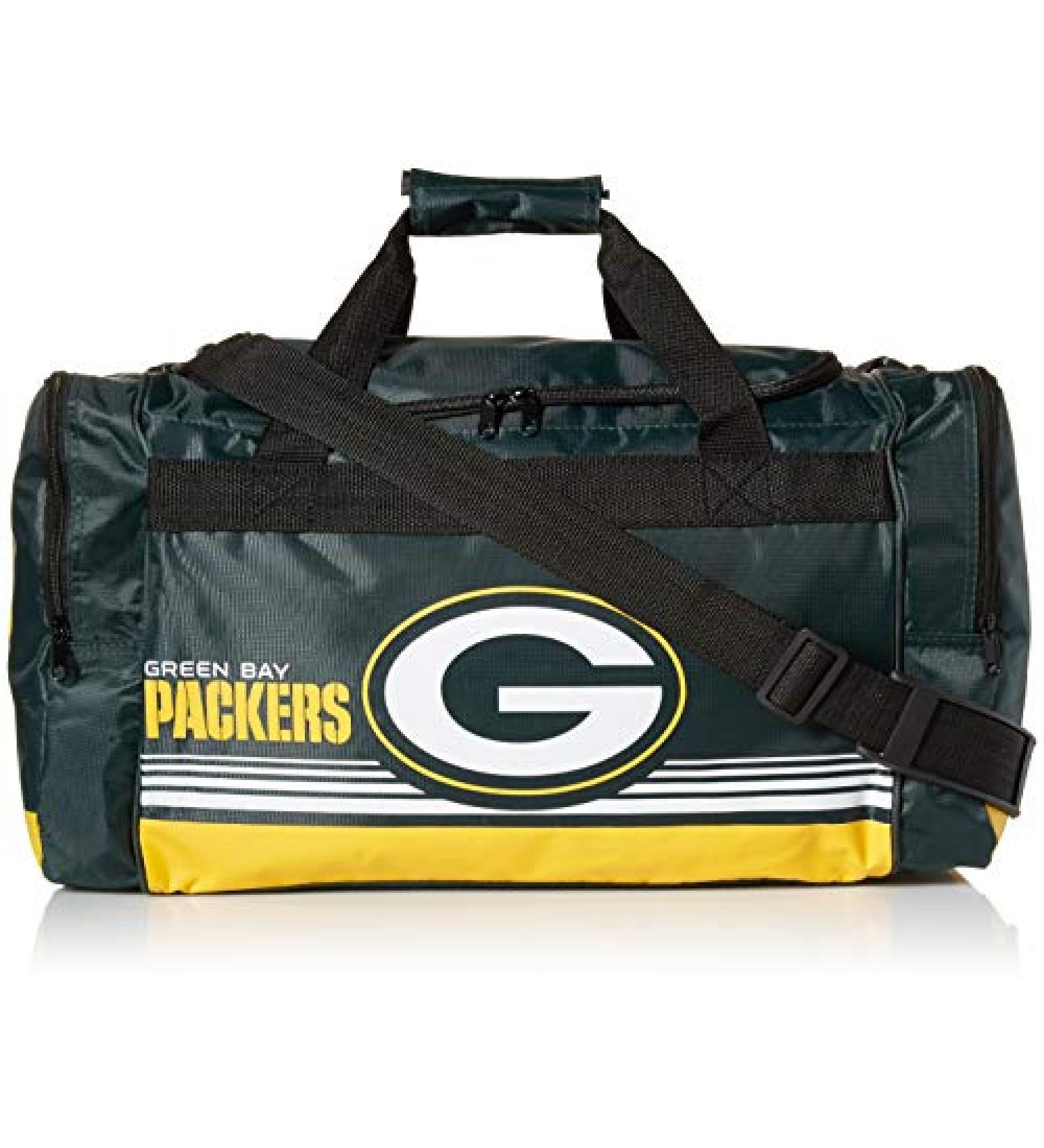 Green Bay Packers Medium Striped Core Duffle Bag - Official NFL Merchandise - Buy Online on GoSupps.com
