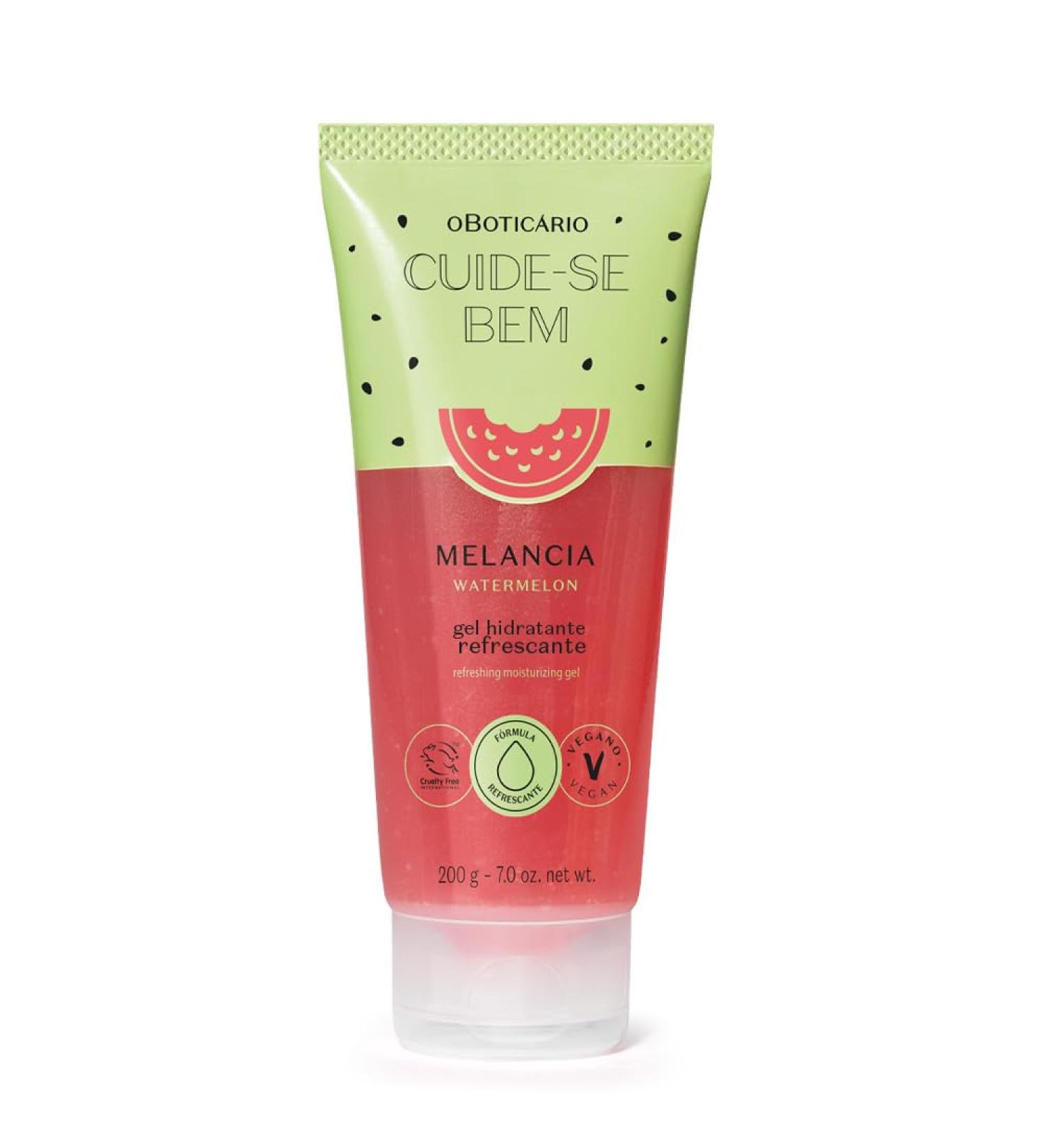  O BOTICARIO O Botic rio Cuide-se Bem Watermelon Body Lotion | Refreshing Moisturizing Scented Body Gel for Women 24-Hour Vegan Hydration 200g - Buy Online on GoSupps.com