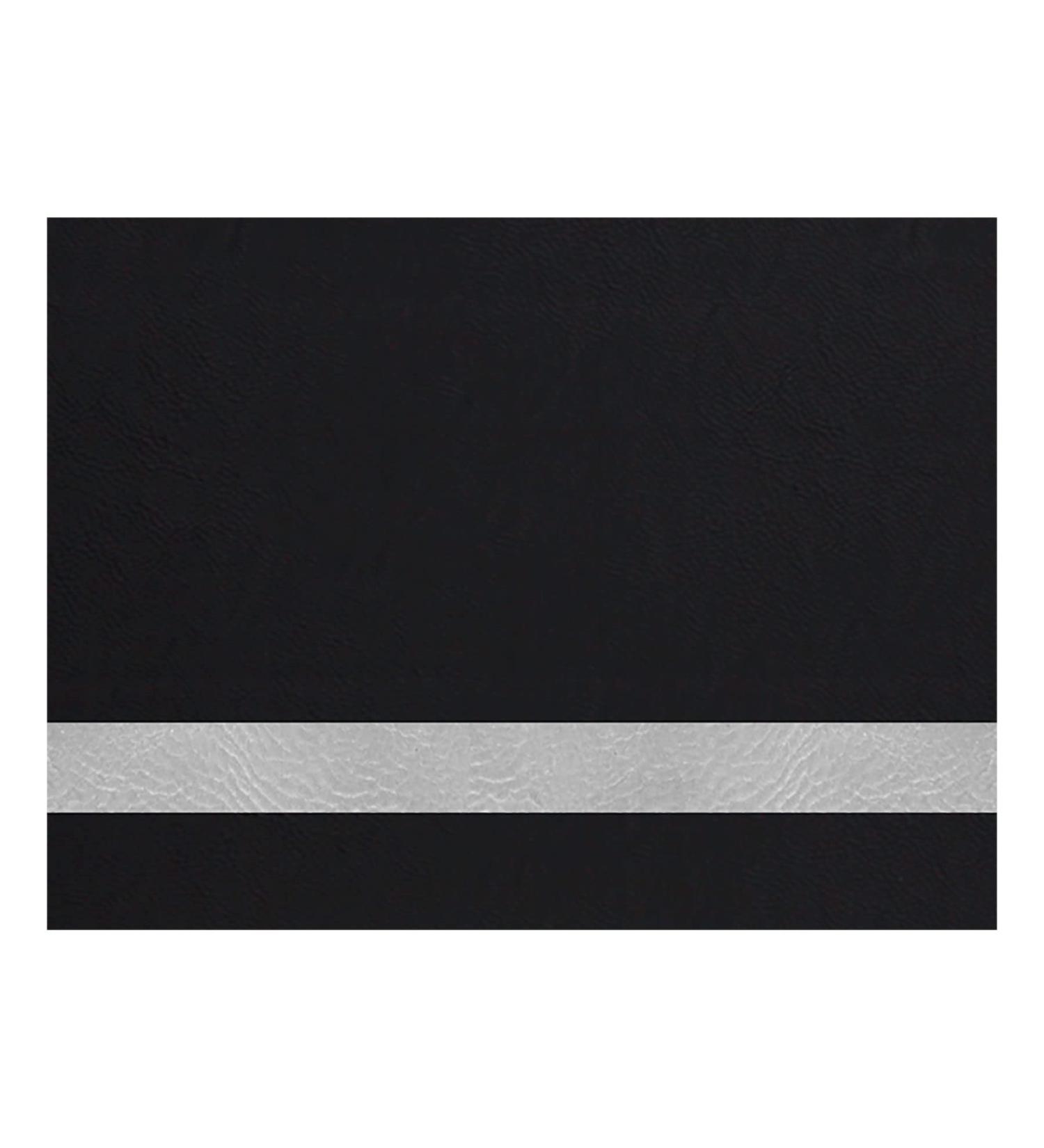 Laserable Leatherette with adhesive backing 12 X18  Laser Engraving Supplies (Black/Silver)