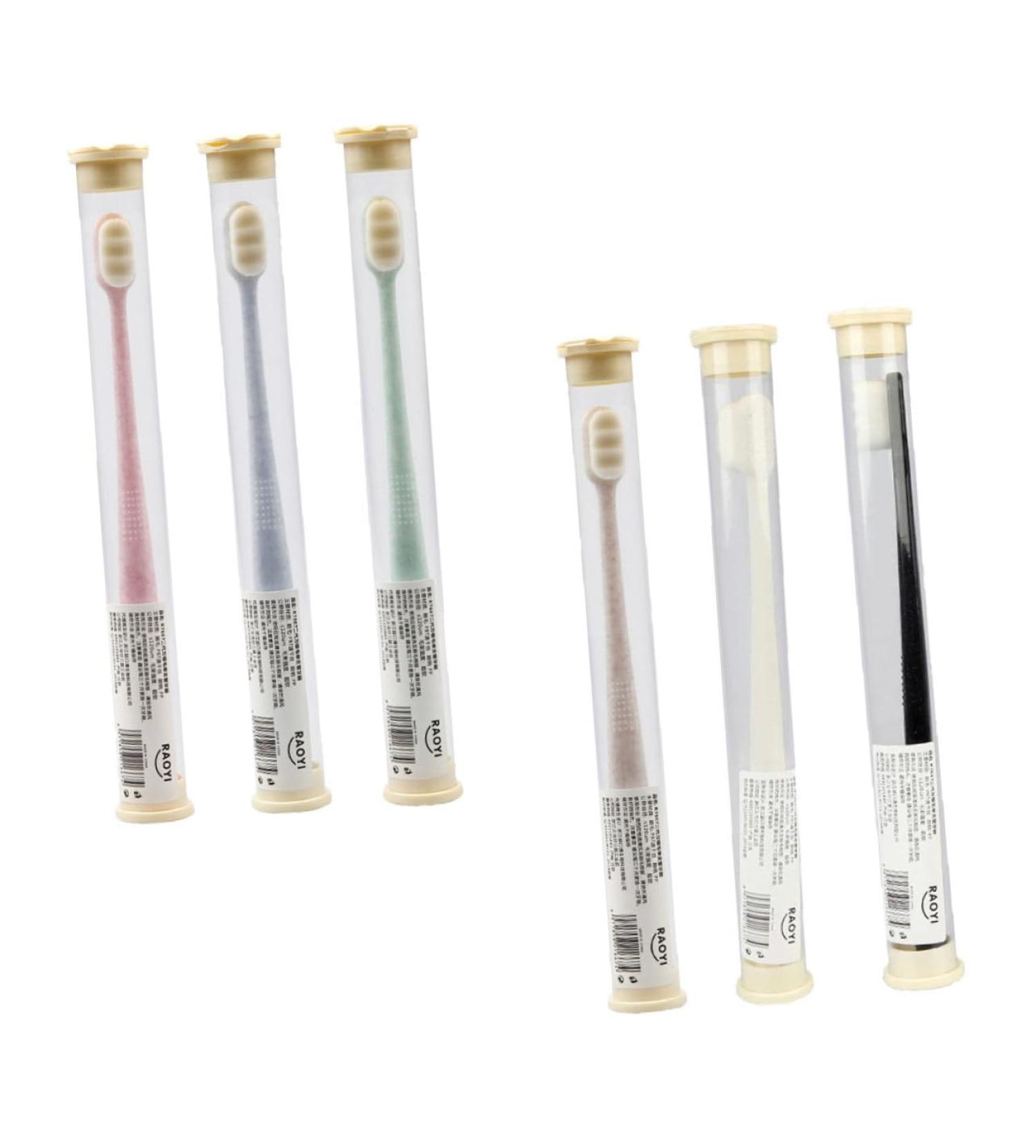 Gleavi 6ST Wangan Extra Soft Toothbrush - Travel & Gum Care Brush for Adults | PBT Bristles - Buy Online on GoSupps.com