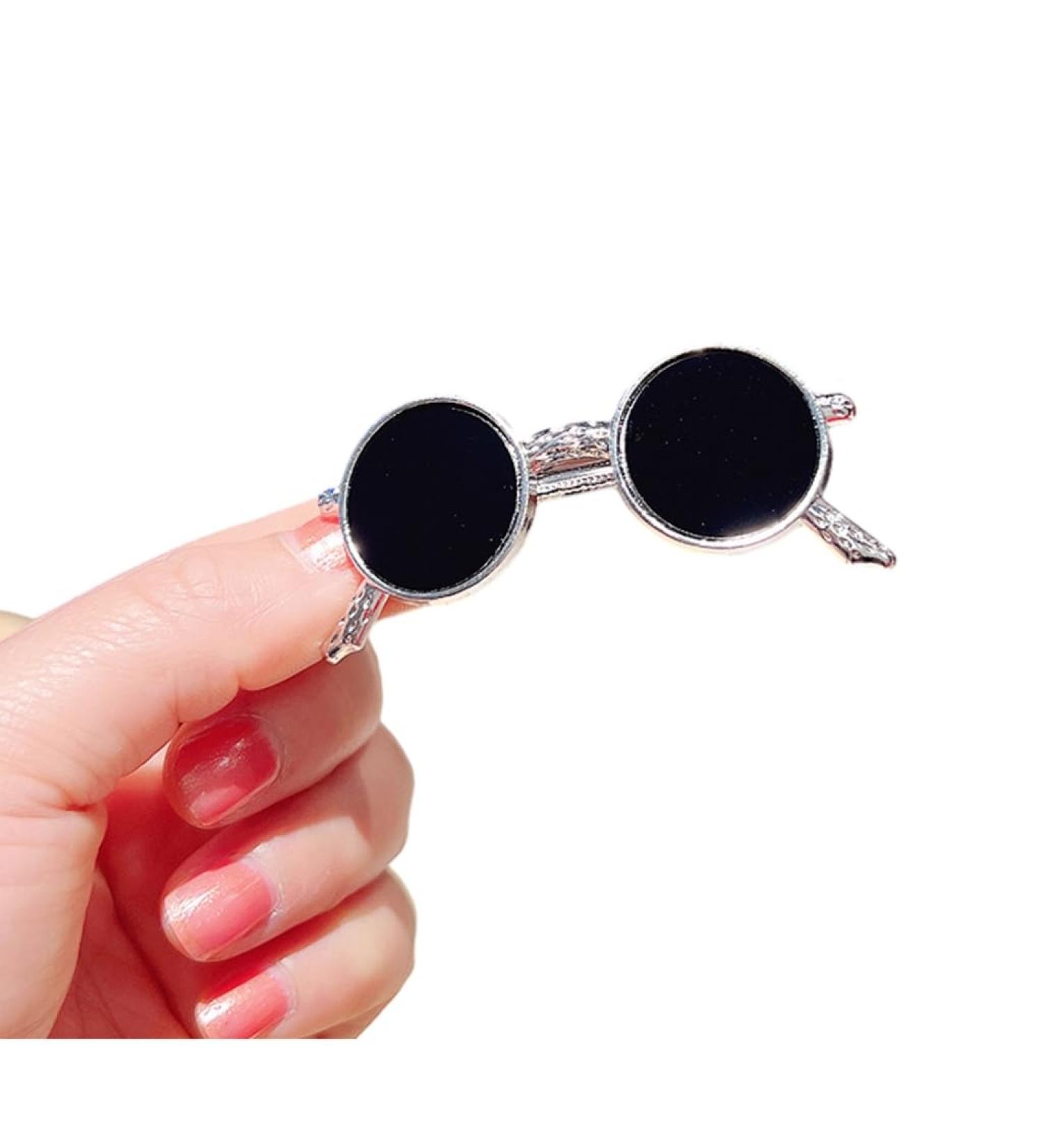 hgnxa Sweet Cool Hair Clip Funny Sunglasses Shape Spring Hair Clip for Carnivals Party Hairpins for Teenagers Hot Girls LD096 Silver 6.7 - Buy Online on GoSupps.com