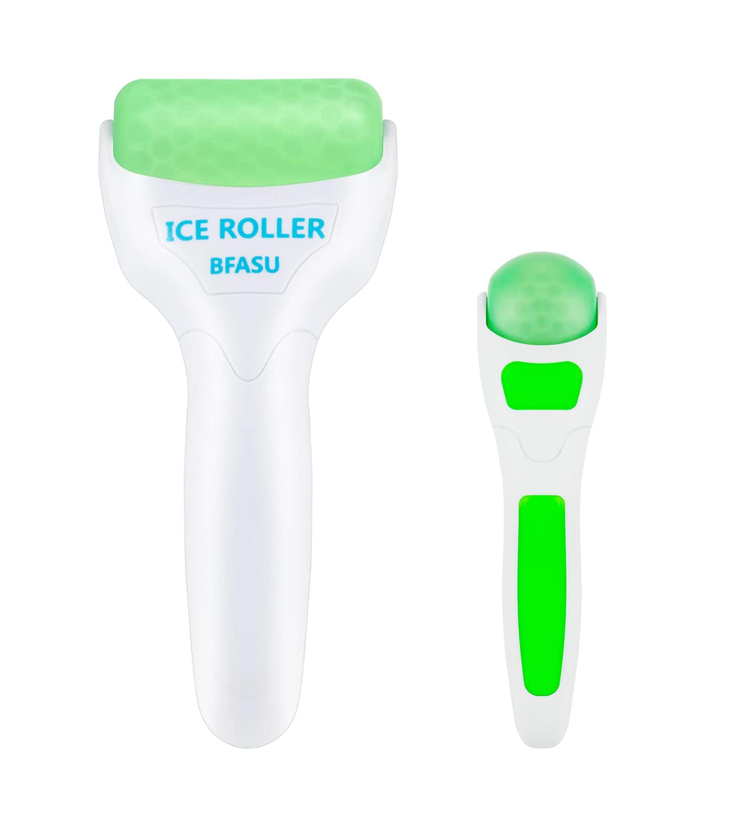 BFASU Ice Roller Set - 2 PCS Face Roller & Mini Eye Roller for Puffiness & Pain Relief (Green) - Buy Online on GoSupps.com