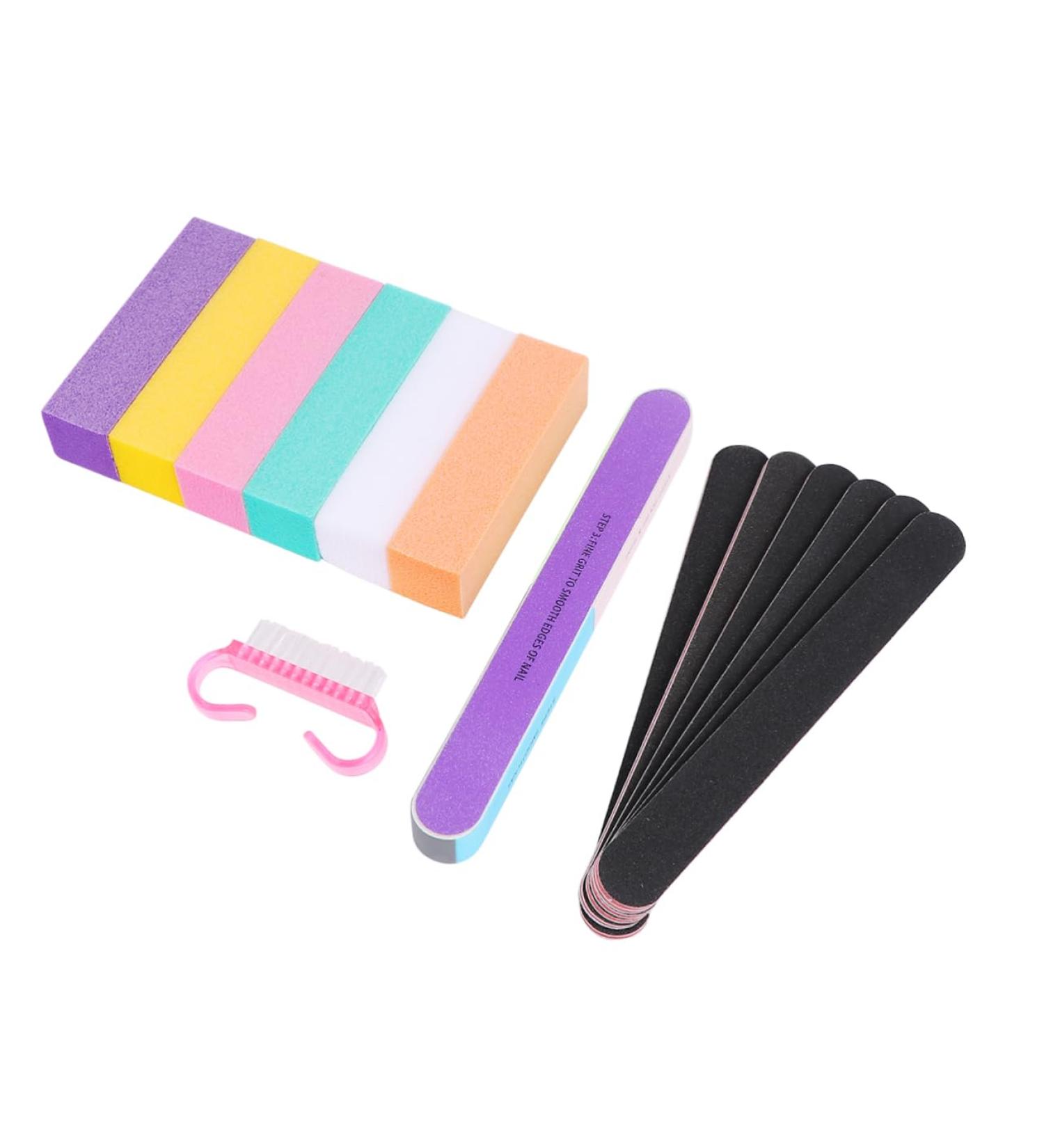 FRCOLOR 1 Nail Buffer Manicure Tools Professional Nail Care Nail Polish Buffer Nail Buffer for Nails Nail Files for Women Nail Art Accessories Scrubbing Strips Rubbing Set - Buy Online on GoSupps.com