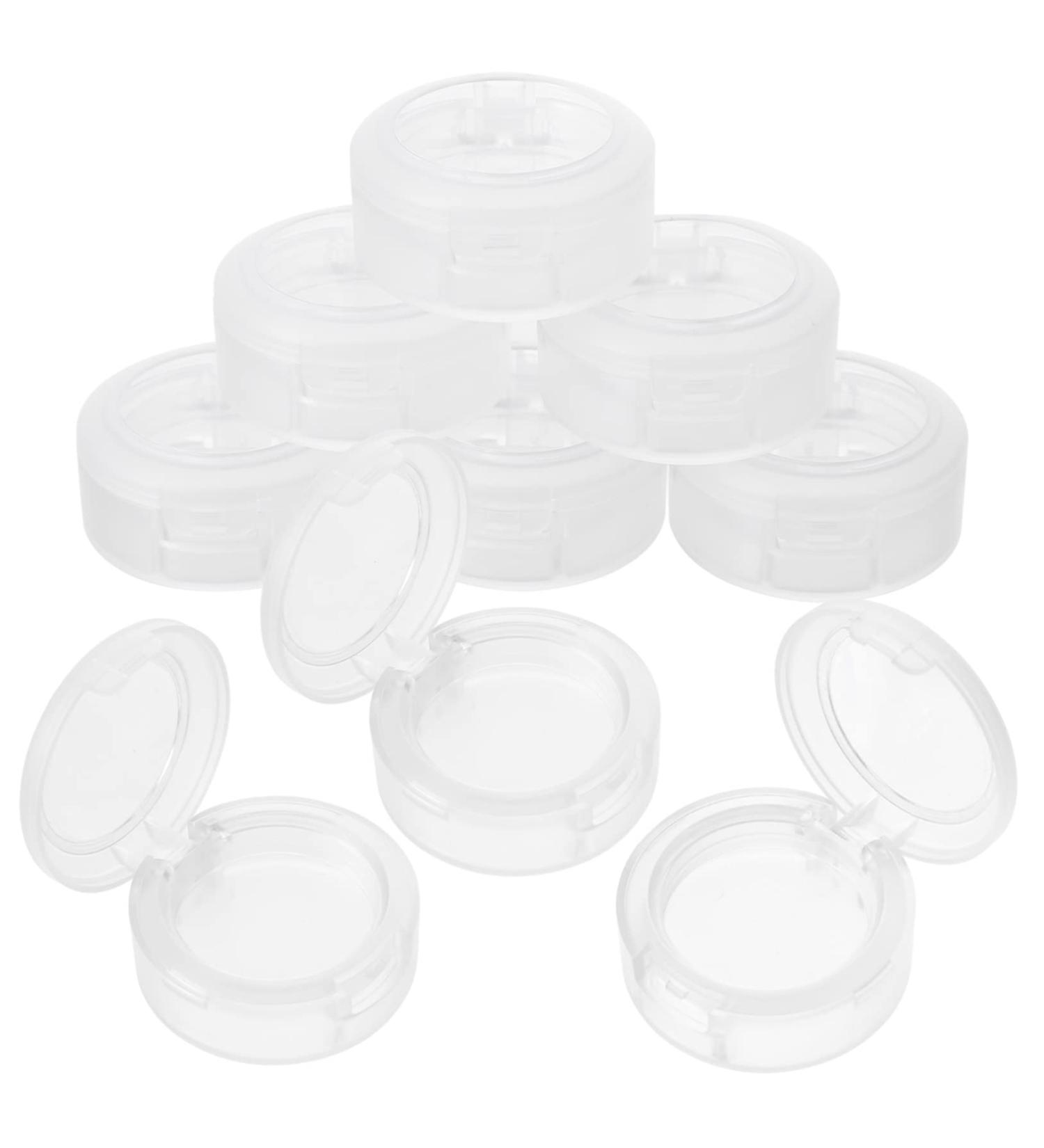 SHERCHPRY 8pcs Box Empty Eye Shadow Box Makeup Containers Compact Eyeshadow Travel Eyeshadow Holder Cream White 4x3.8cm - Buy Online on GoSupps.com