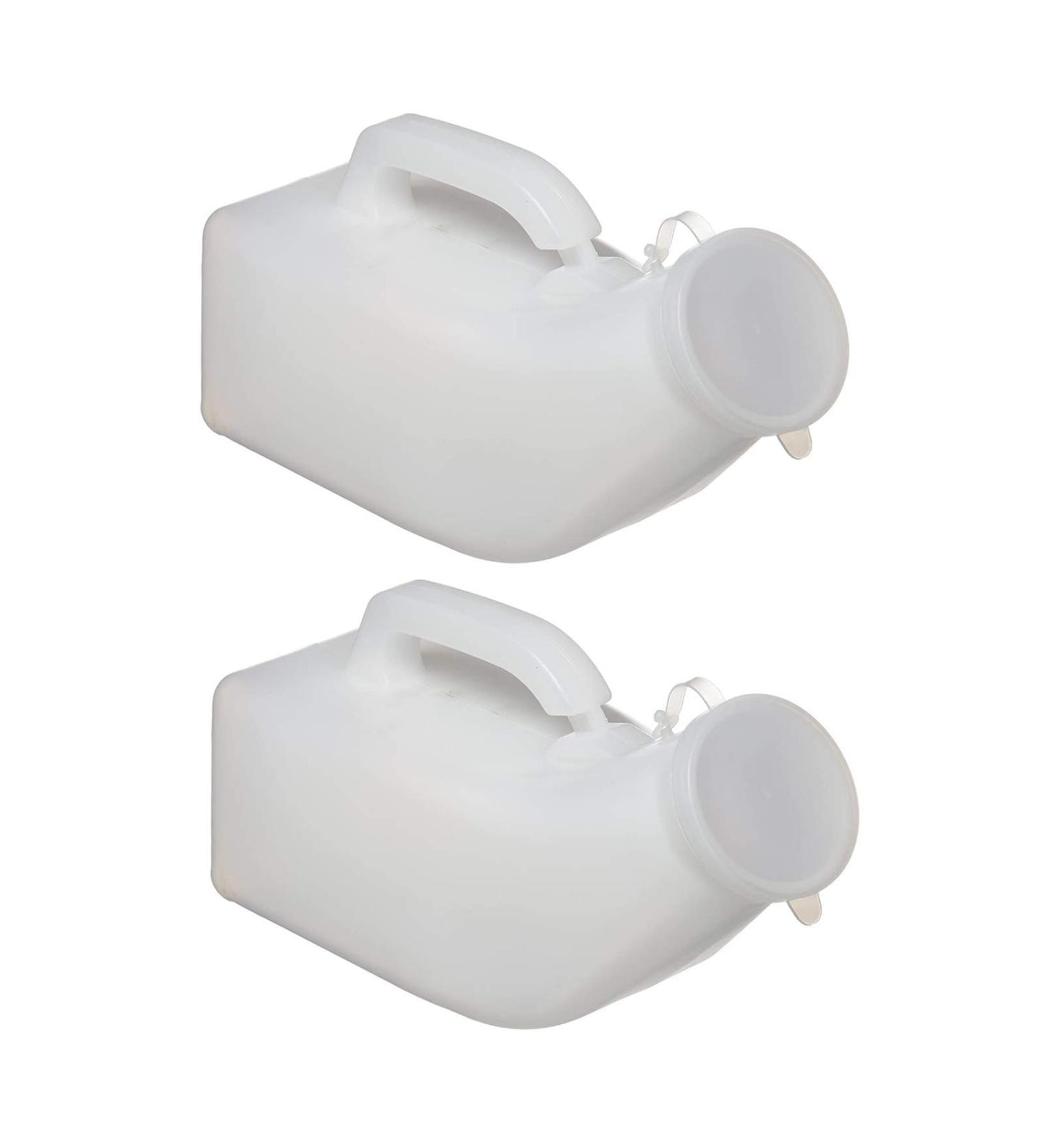Male Urinal Bottle Male Urinal Long Neck Incontinence Pee Bottle Clear Plastic 1200 Ml - Buy Online on GoSupps.com