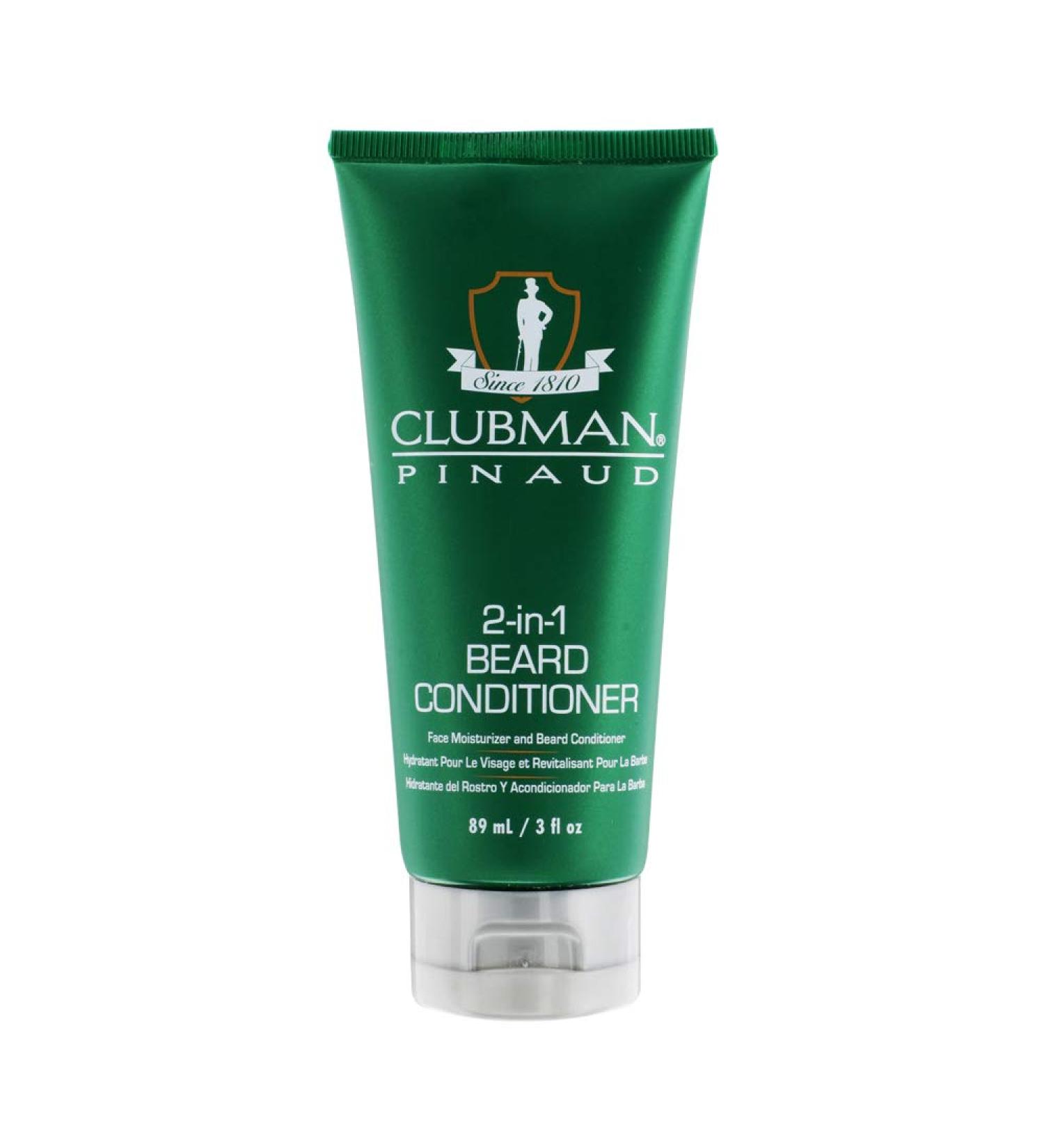 Clubman Pinaud 2-in-1 Beard Conditioner and Face Moisturizer 3 oz - Hydrating Formula for Men - Pack of 1 - Buy Online on GoSupps.com