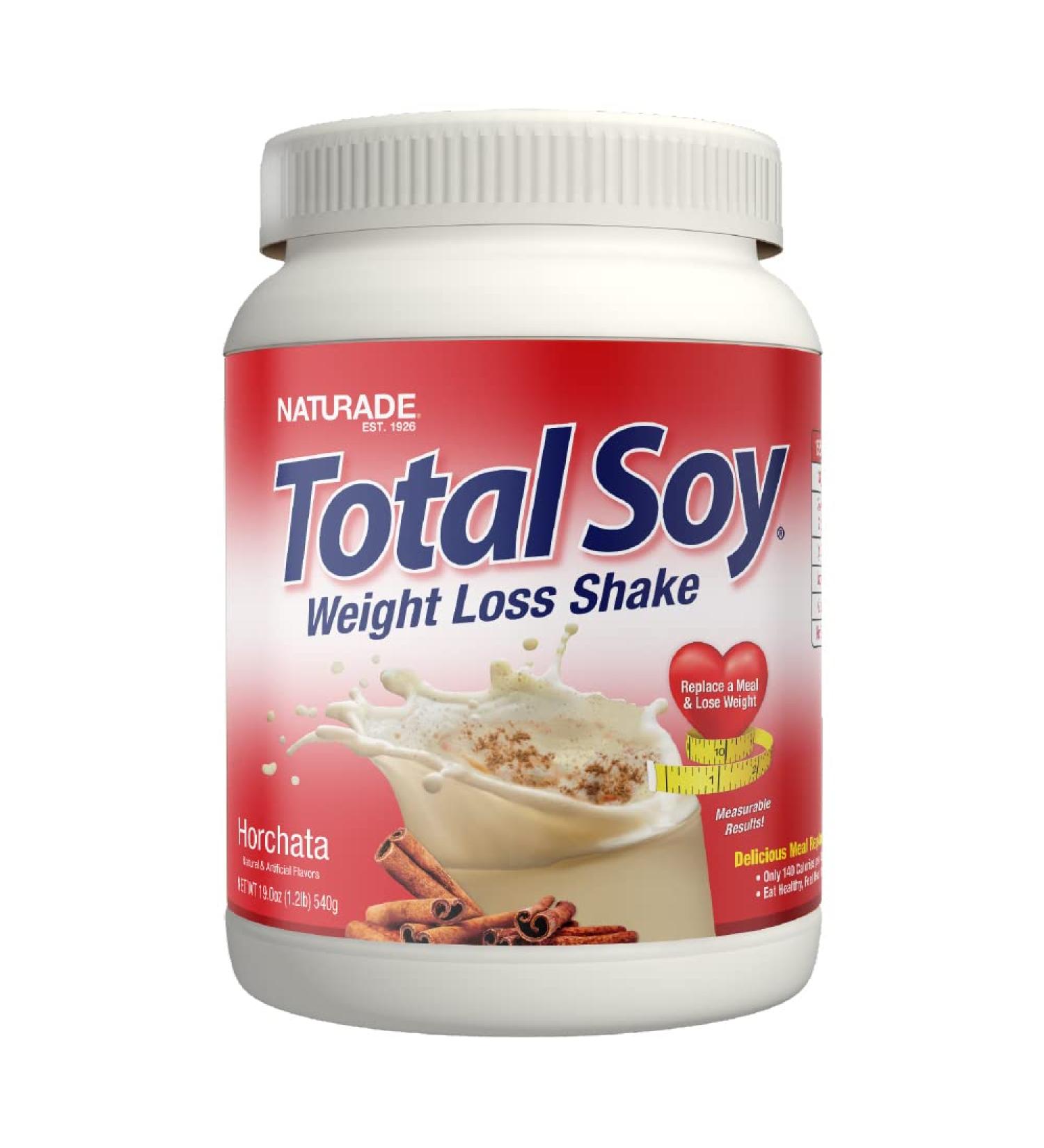 Naturade Total Soy Weight Loss Shake - Horchata Flavor (1.2 lbs) | Healthy Meal Replacement - Buy Online on GoSupps.com