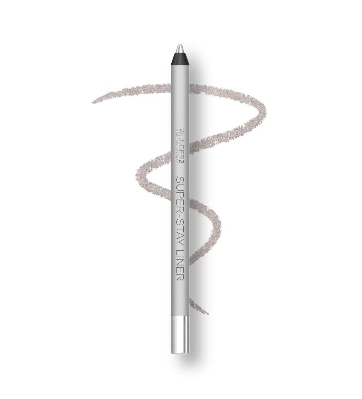 Wunder2 Super-Stay Liner Waterproof Eyeliner Pencil | Long Lasting Metallic Silver Eye Liner 0.2g - Buy Online on GoSupps.com