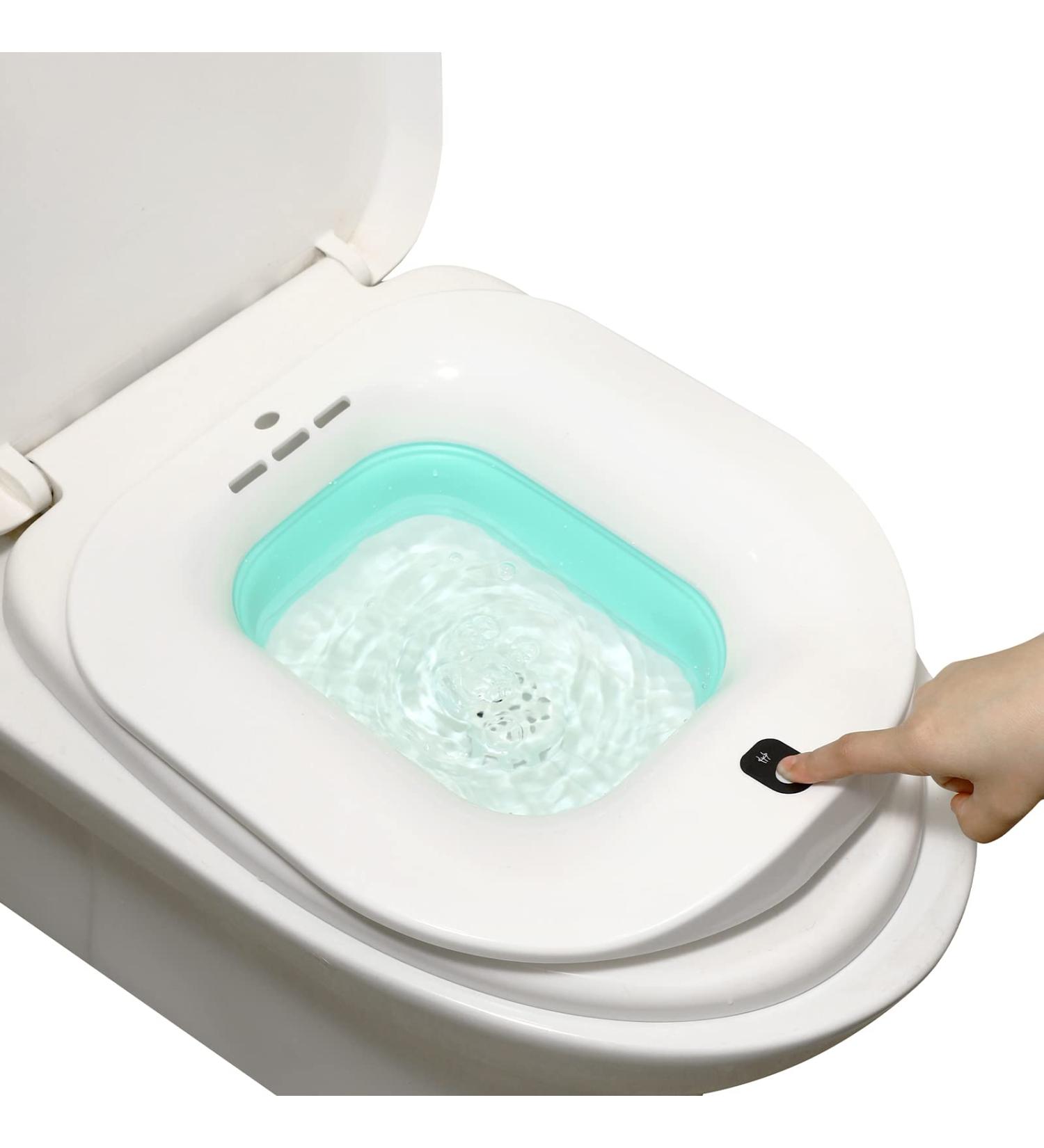 Electric Sitz Bath for Hemorrhoid & Perineum Care - Collapsible Soothing Relief for Women, Men, Elderly & Pregnant Women - Buy Online on GoSupps.com